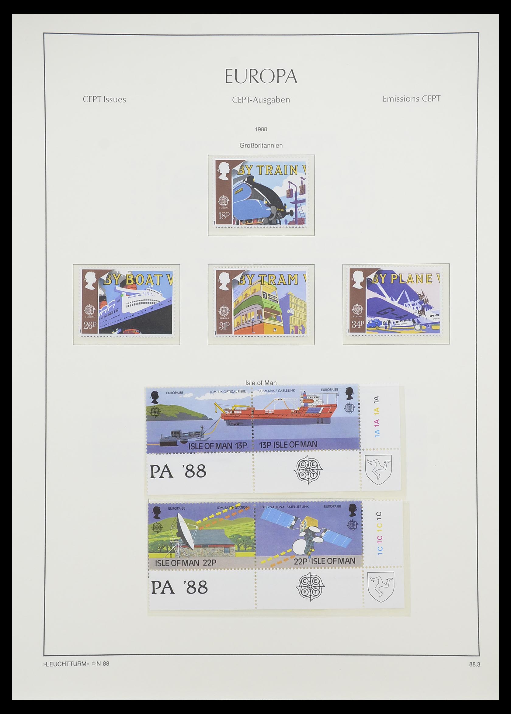 33339 155 - Postzegelverzameling 33339 Europa CEPT 1956-1990.
