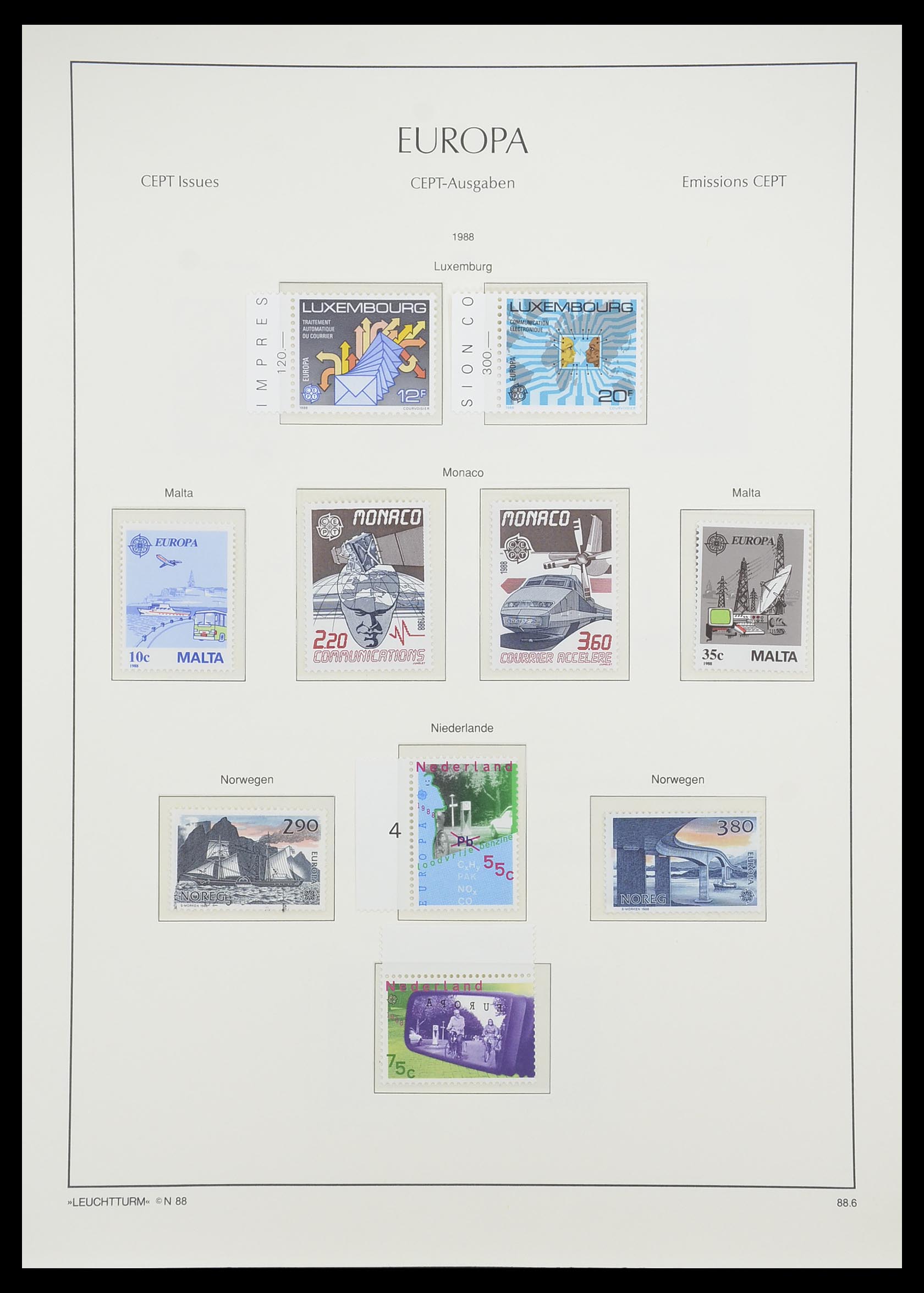 33339 158 - Postzegelverzameling 33339 Europa CEPT 1956-1990.