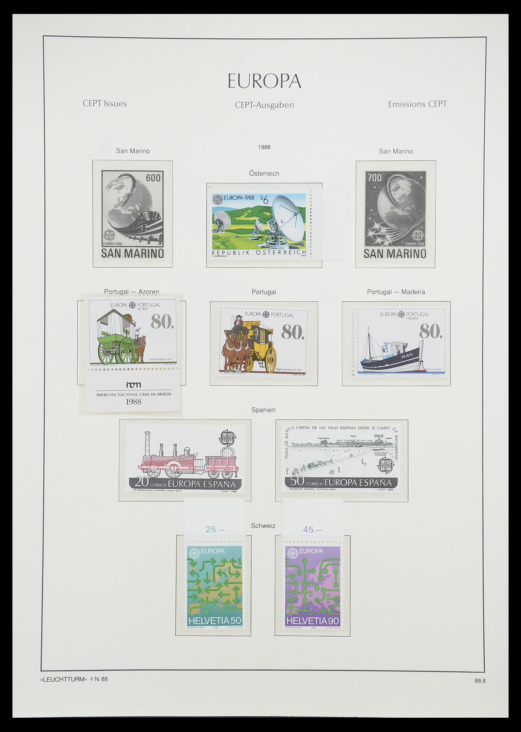 33339 159 - Stamp collection 33339 Europa CEPT 1956-1990.