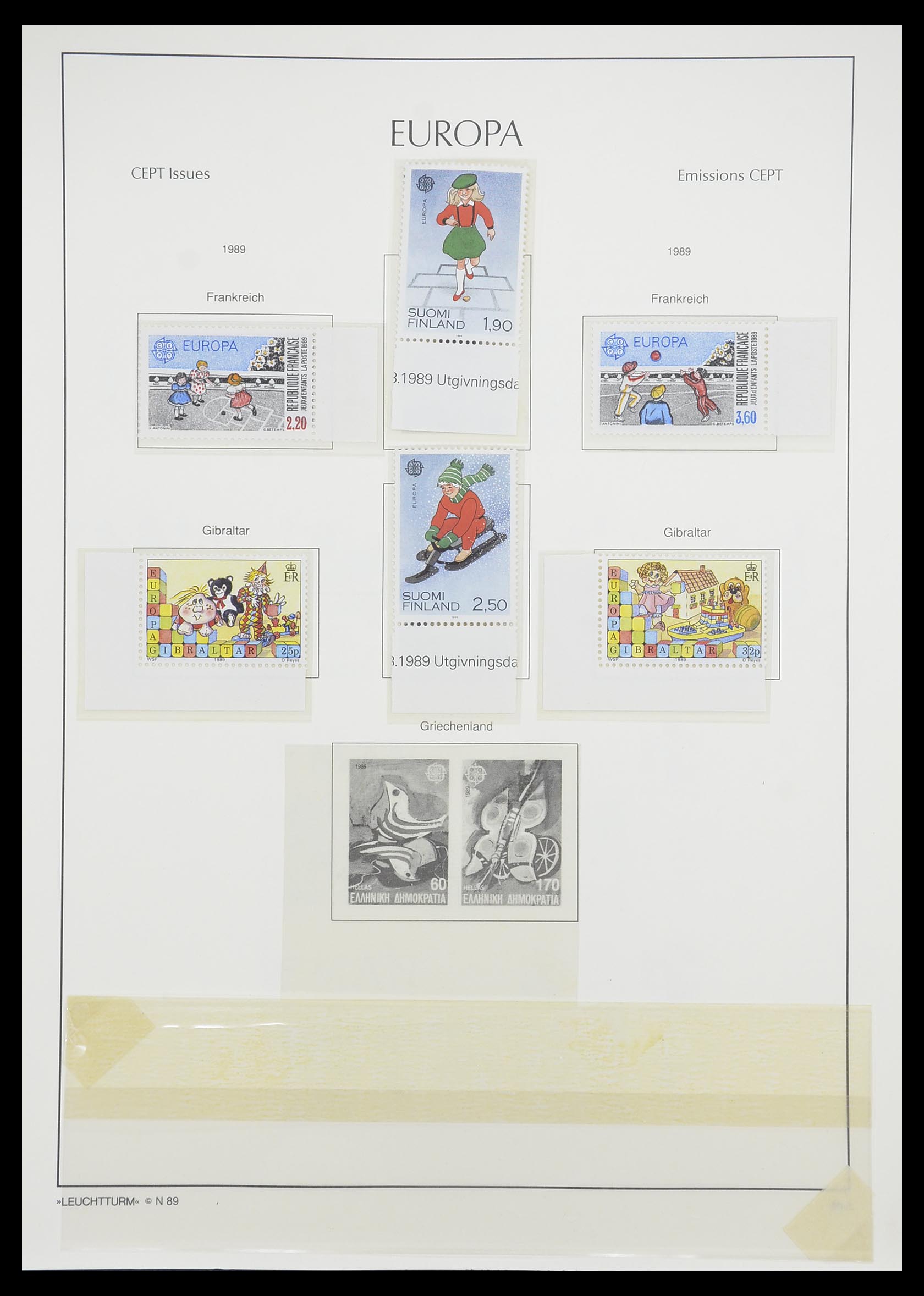 33339 162 - Postzegelverzameling 33339 Europa CEPT 1956-1990.
