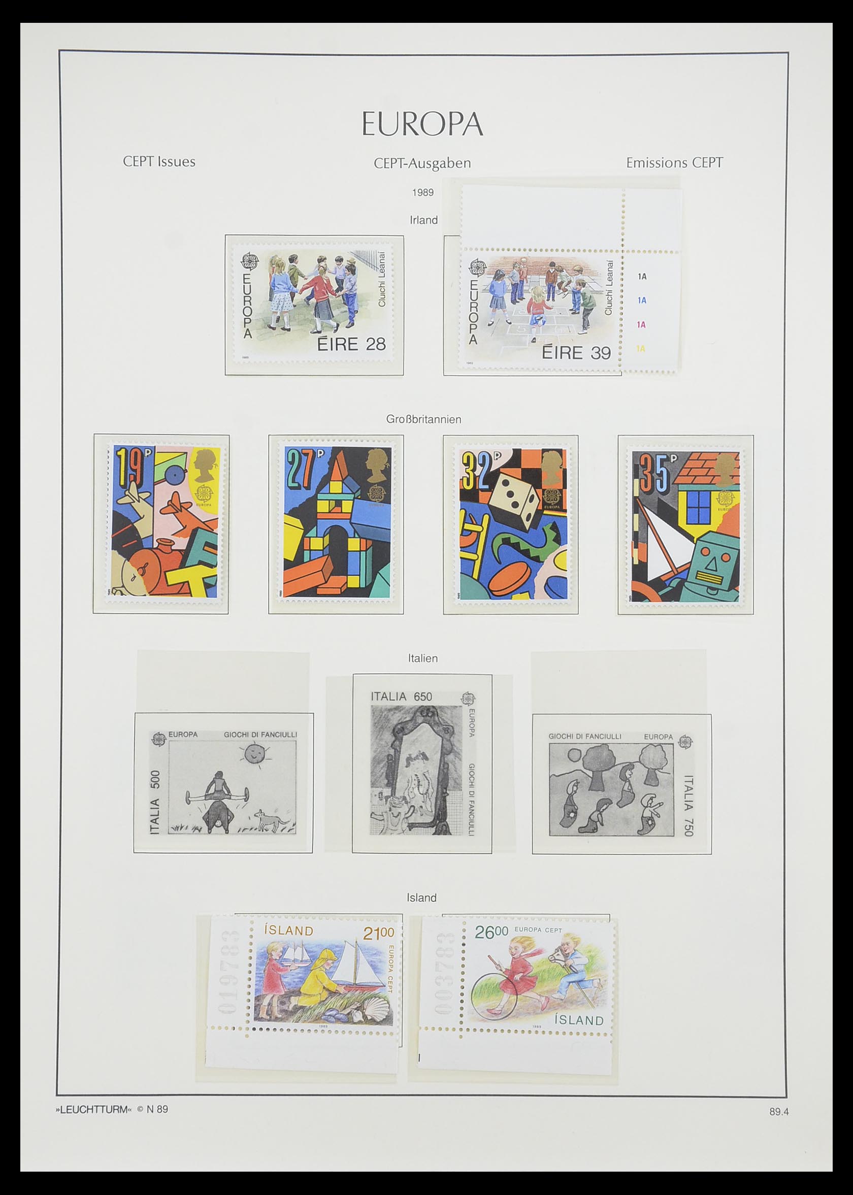 33339 164 - Postzegelverzameling 33339 Europa CEPT 1956-1990.