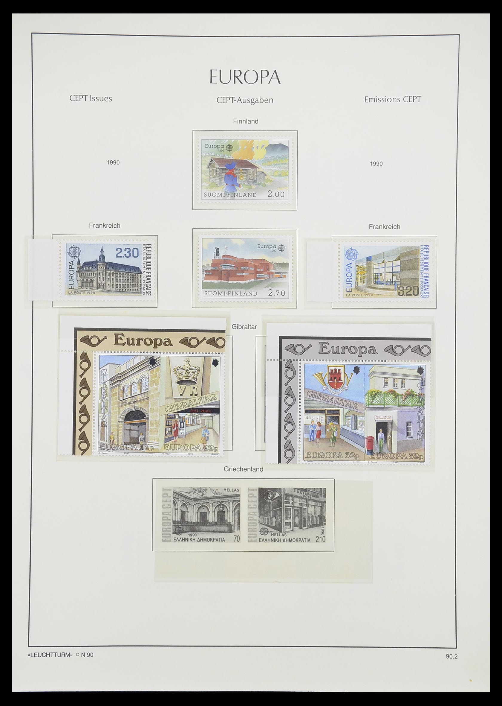 33339 169 - Postzegelverzameling 33339 Europa CEPT 1956-1990.