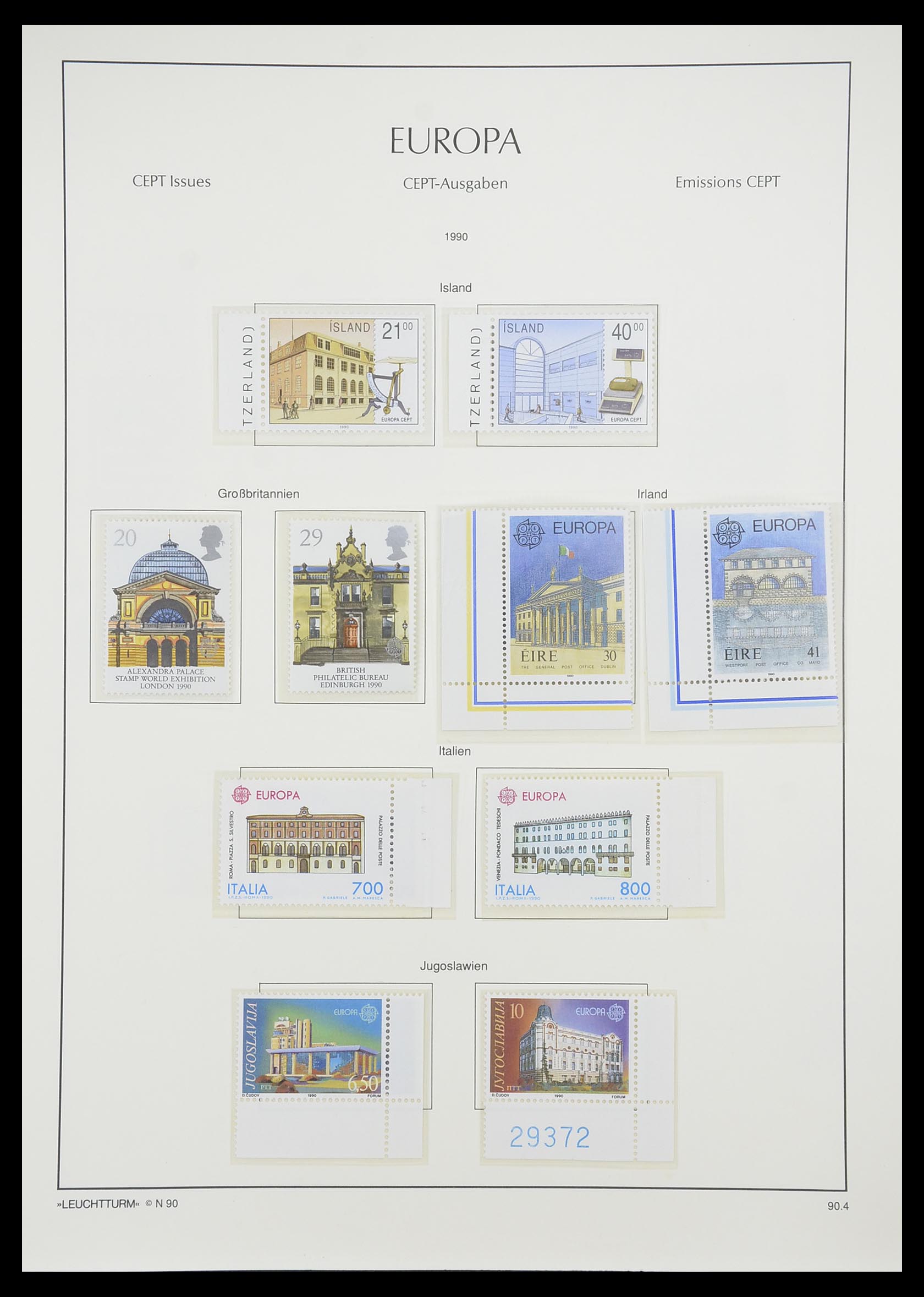 33339 171 - Postzegelverzameling 33339 Europa CEPT 1956-1990.
