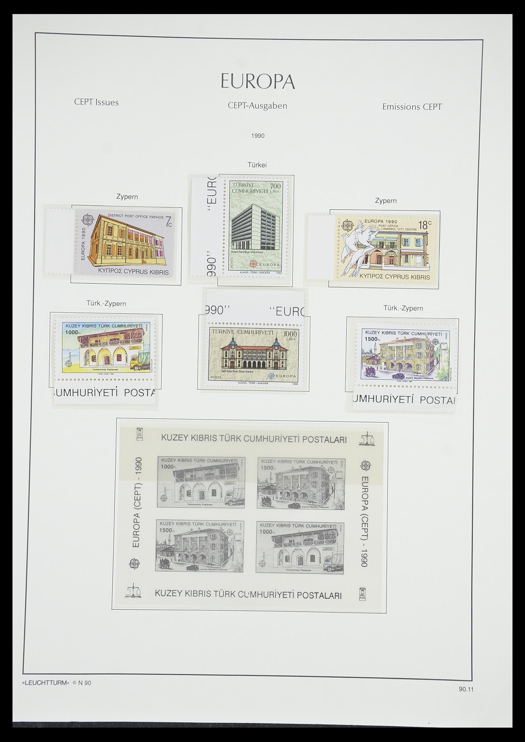 33339 174 - Postzegelverzameling 33339 Europa CEPT 1956-1990.