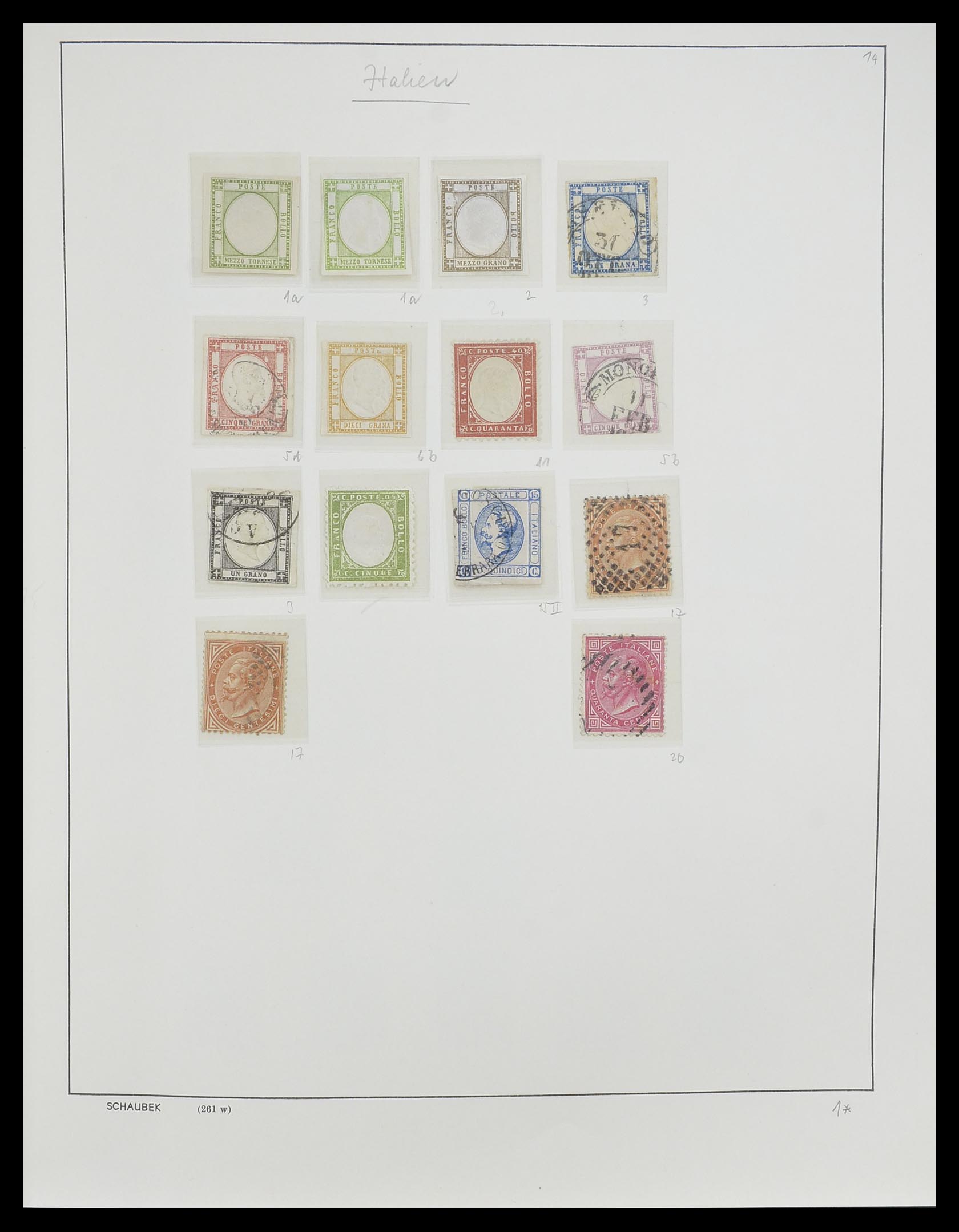 33340 002 - Postzegelverzameling 33340 Italië 1861-1996.