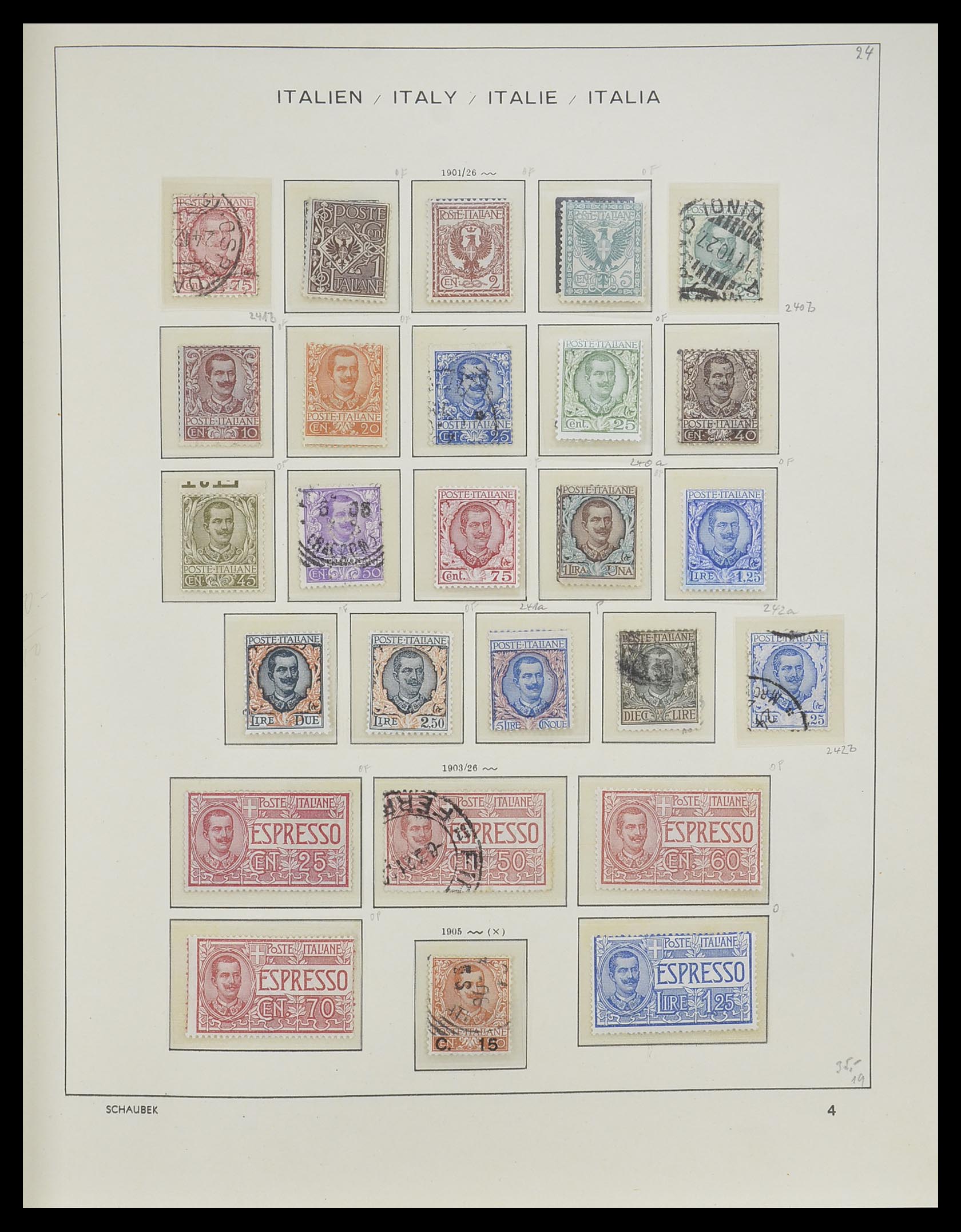 33340 005 - Postzegelverzameling 33340 Italië 1861-1996.