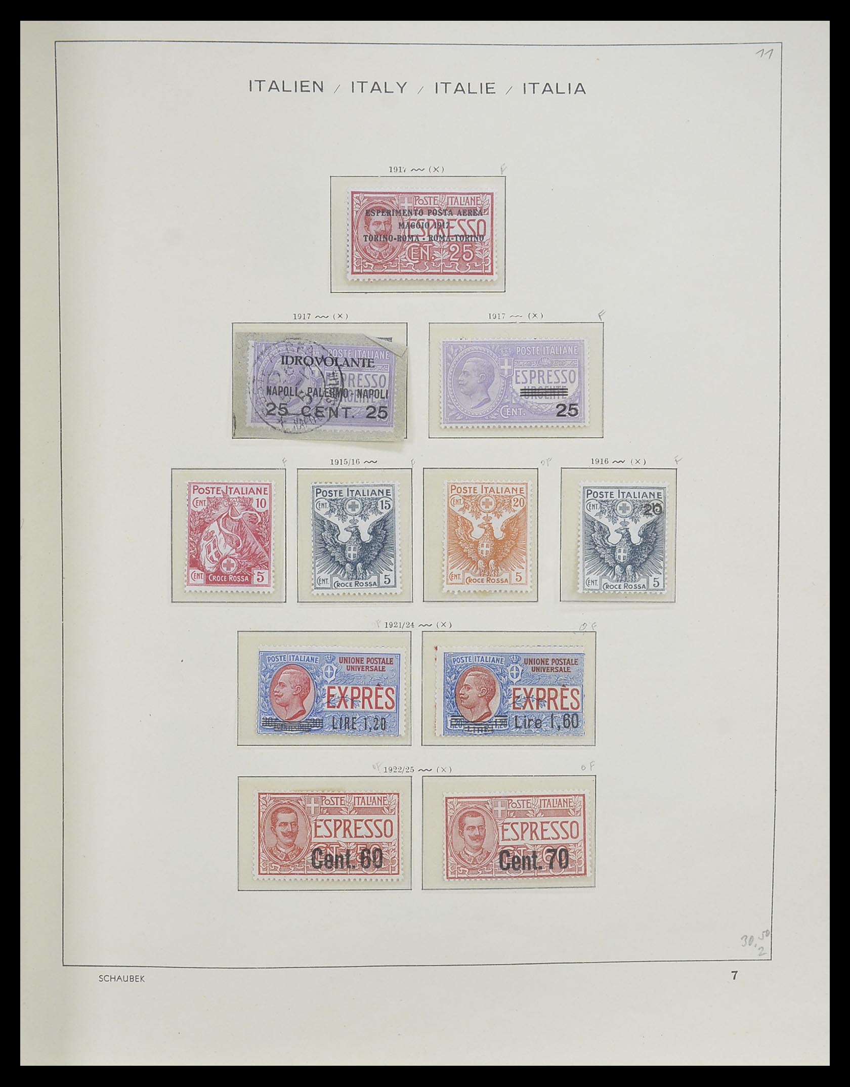 33340 010 - Postzegelverzameling 33340 Italië 1861-1996.