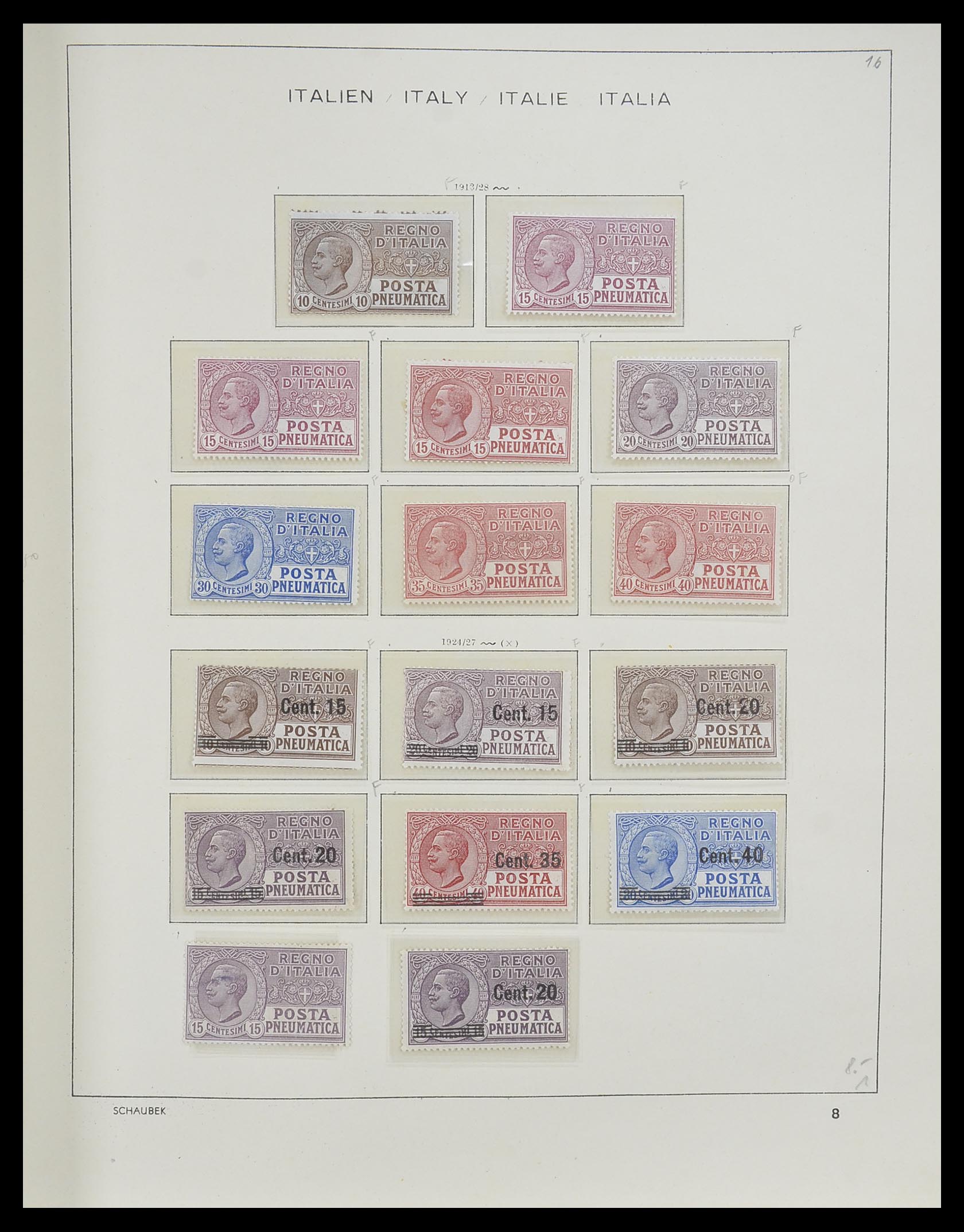 33340 011 - Postzegelverzameling 33340 Italië 1861-1996.