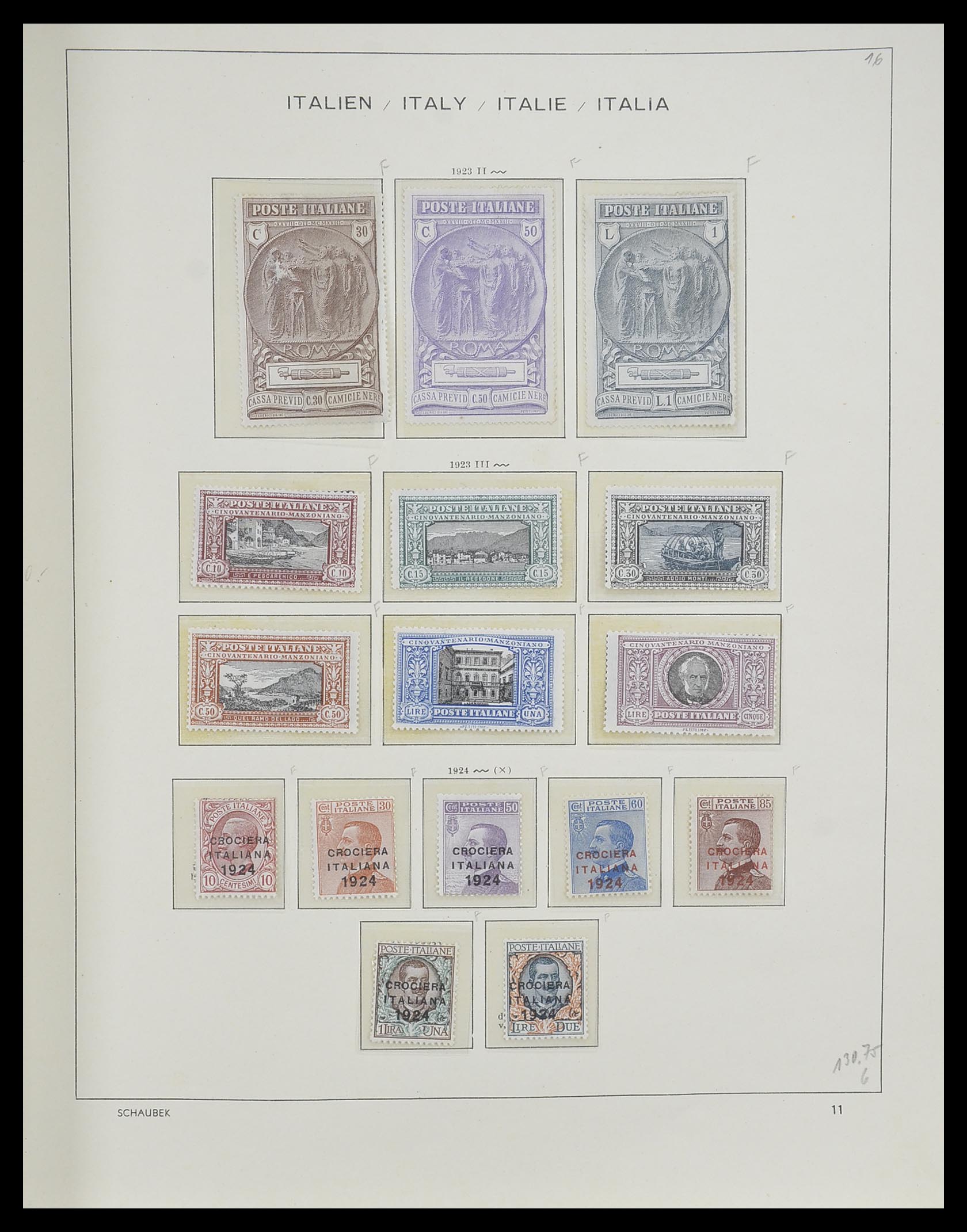 33340 014 - Postzegelverzameling 33340 Italië 1861-1996.