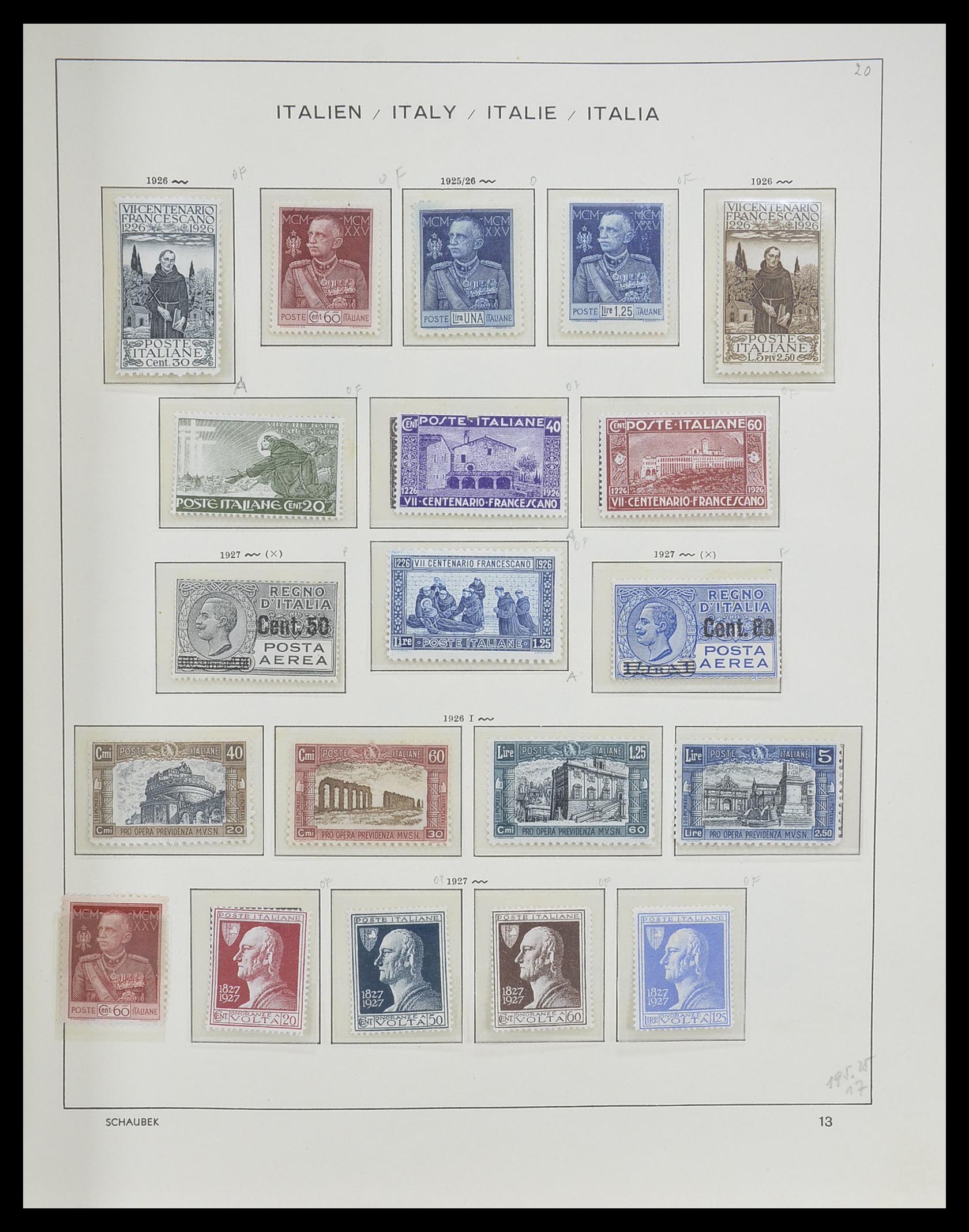 33340 016 - Postzegelverzameling 33340 Italië 1861-1996.