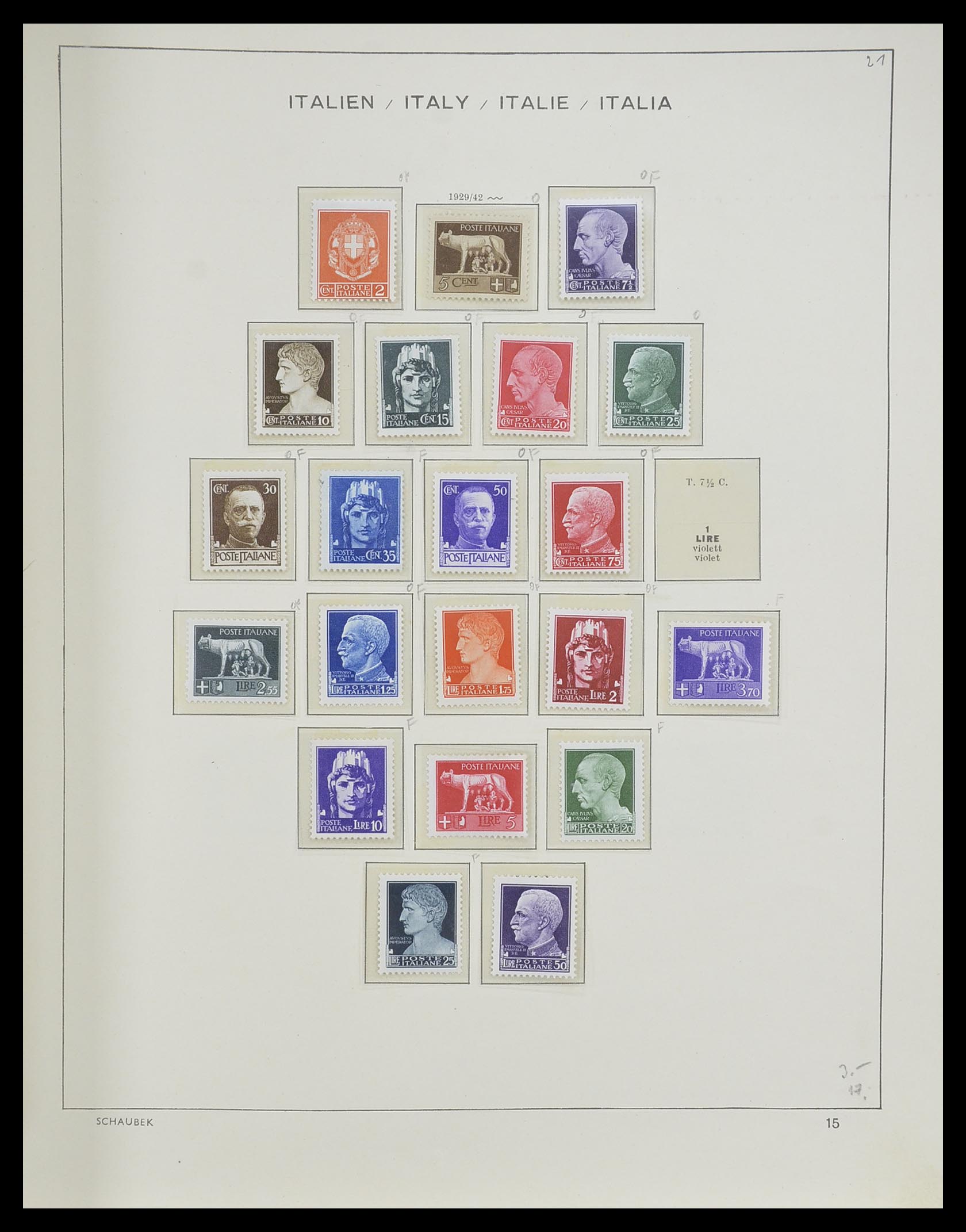 33340 018 - Postzegelverzameling 33340 Italië 1861-1996.