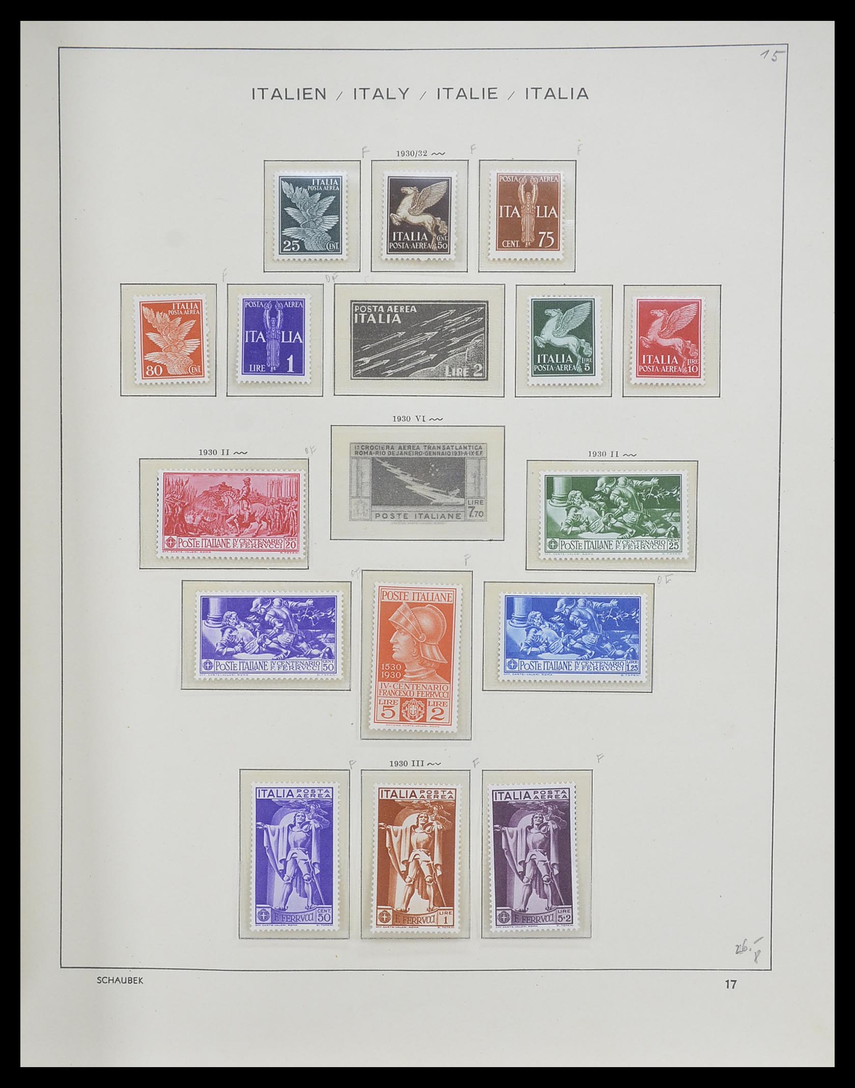 33340 020 - Postzegelverzameling 33340 Italië 1861-1996.