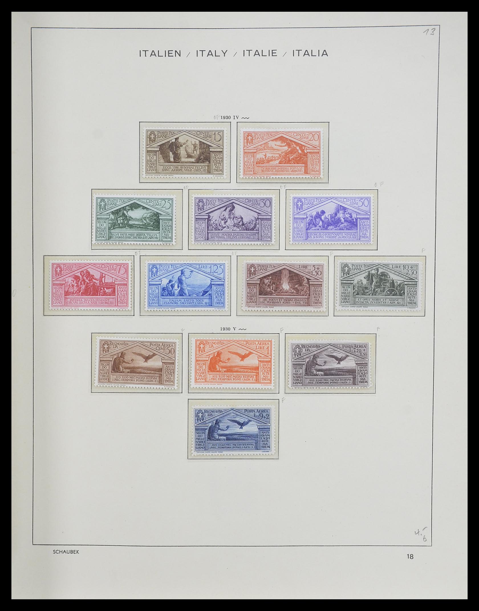 33340 021 - Postzegelverzameling 33340 Italië 1861-1996.