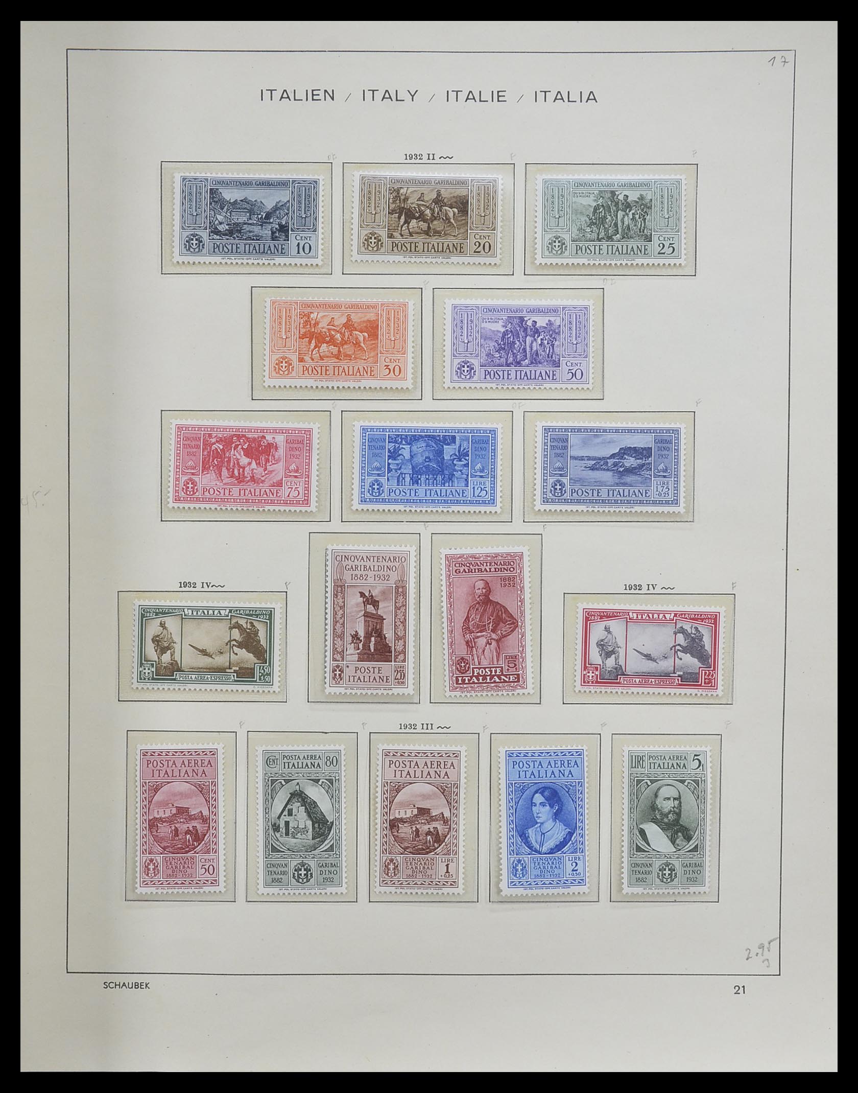 33340 024 - Postzegelverzameling 33340 Italië 1861-1996.