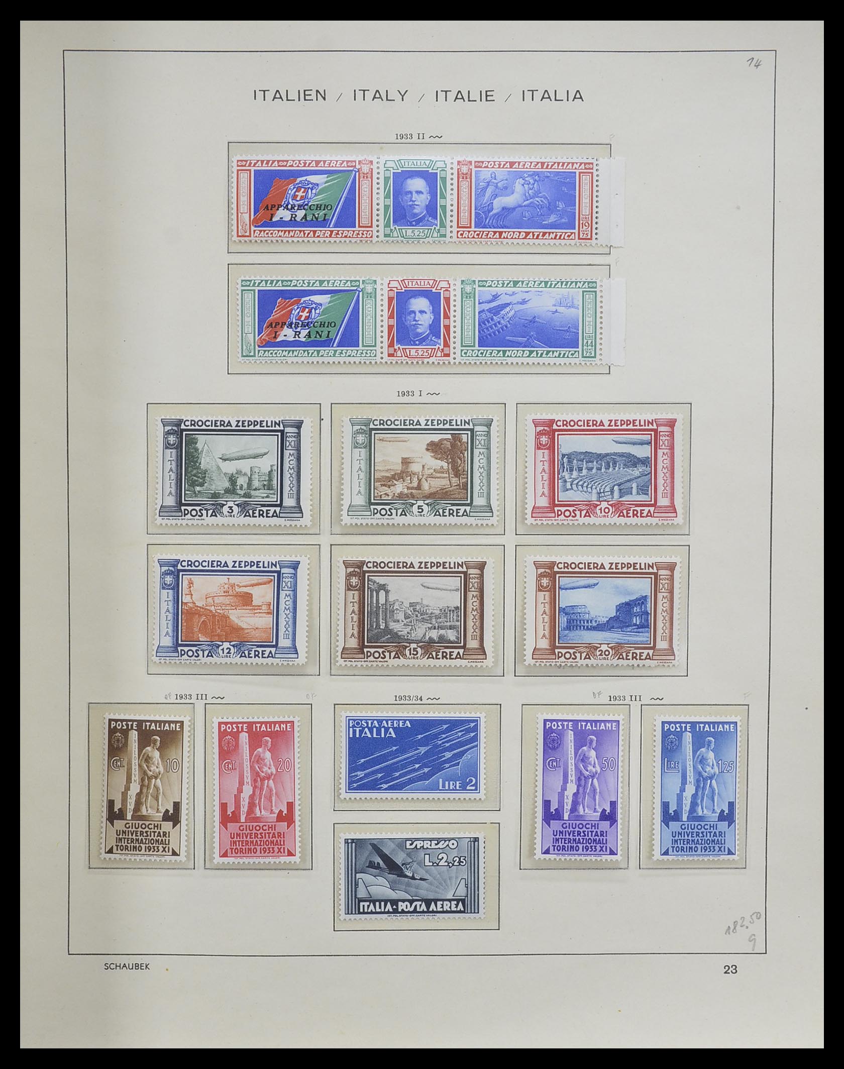 33340 026 - Postzegelverzameling 33340 Italië 1861-1996.