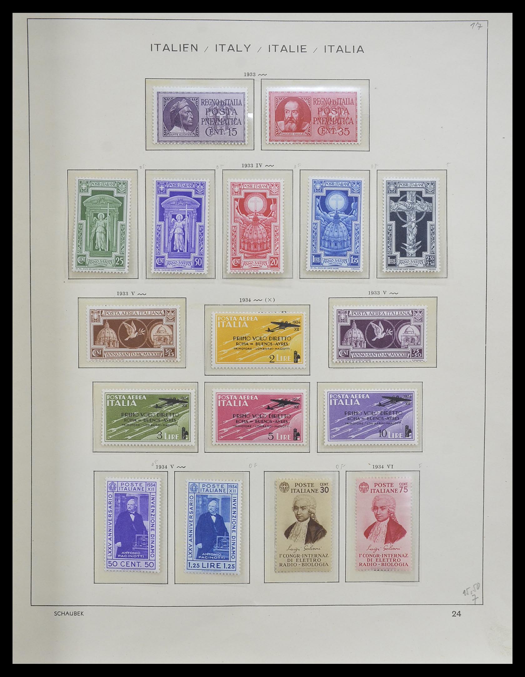 33340 027 - Postzegelverzameling 33340 Italië 1861-1996.