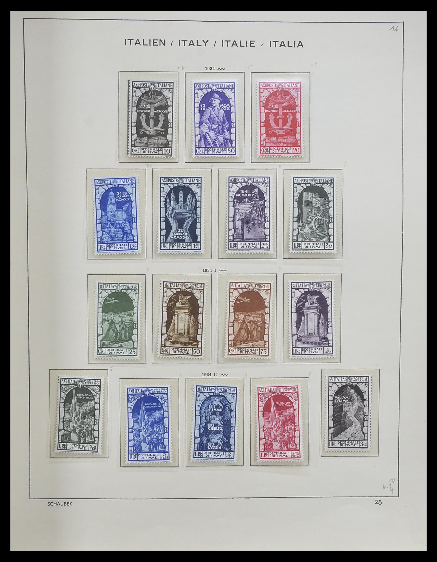 33340 028 - Postzegelverzameling 33340 Italië 1861-1996.