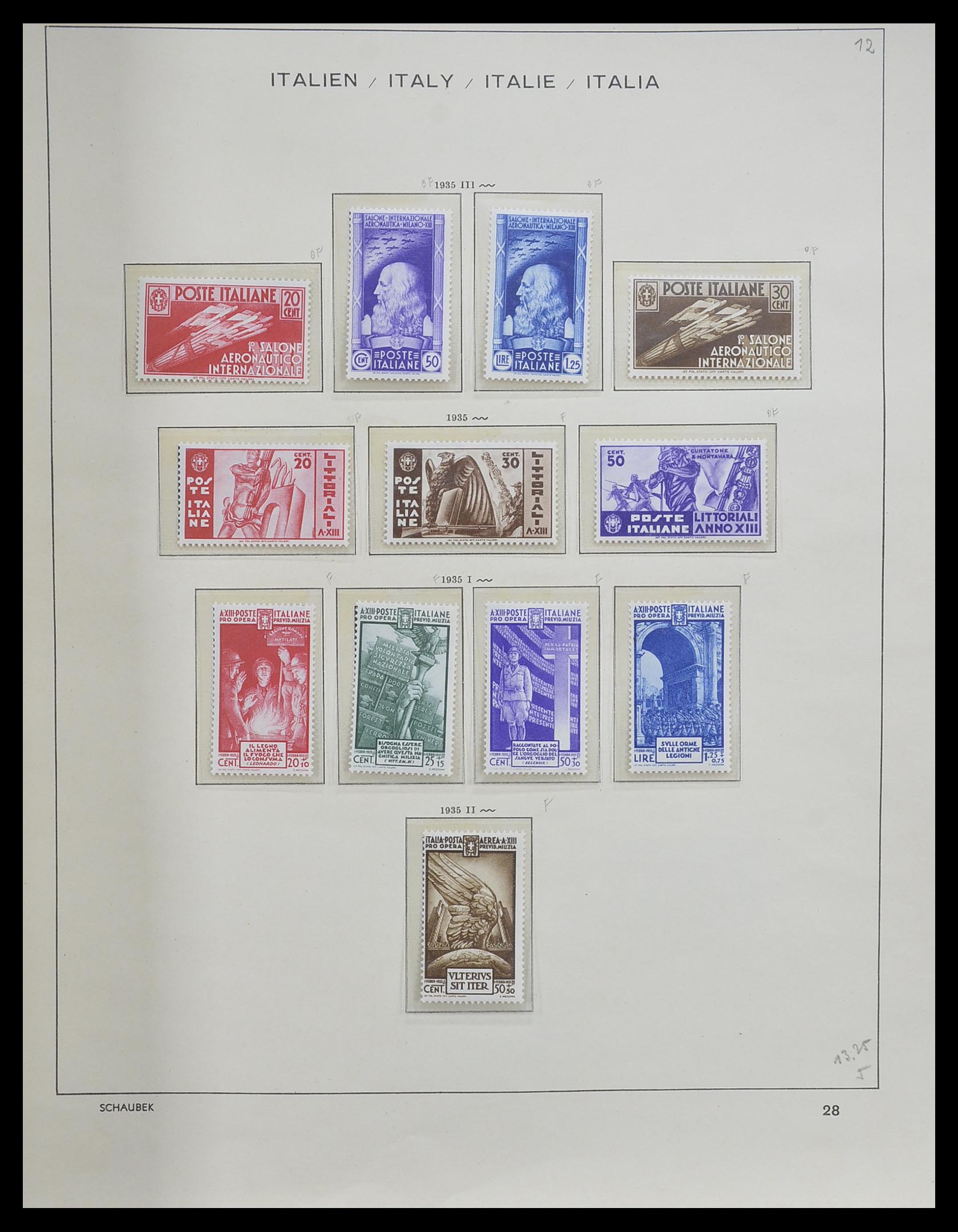 33340 031 - Postzegelverzameling 33340 Italië 1861-1996.