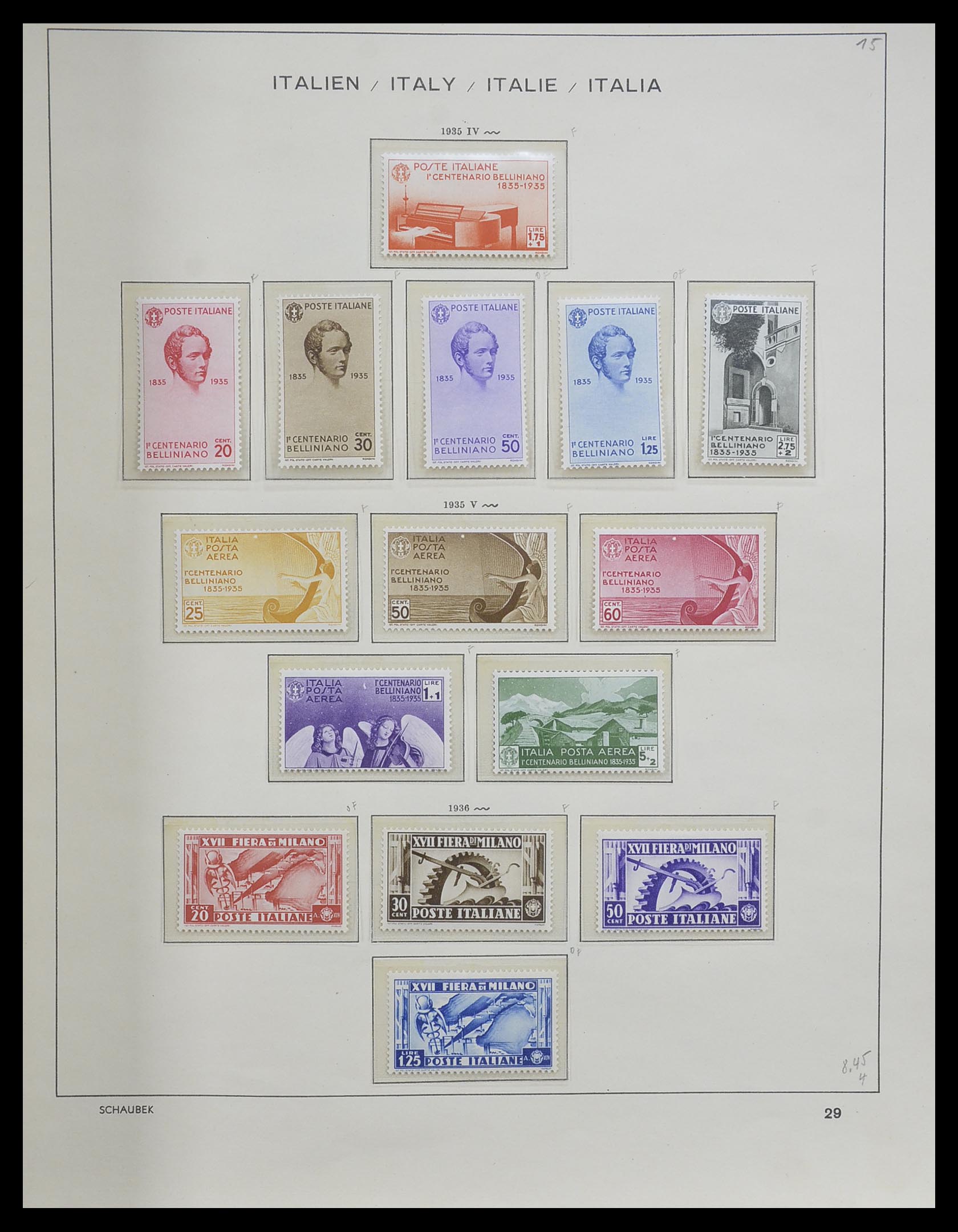 33340 032 - Postzegelverzameling 33340 Italië 1861-1996.