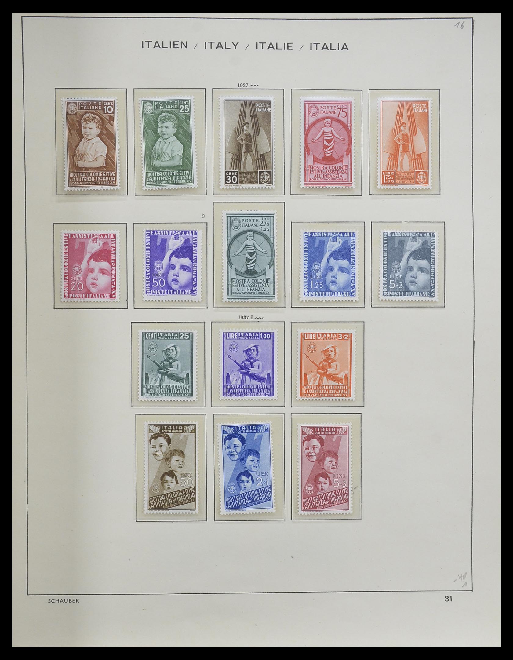 33340 034 - Postzegelverzameling 33340 Italië 1861-1996.