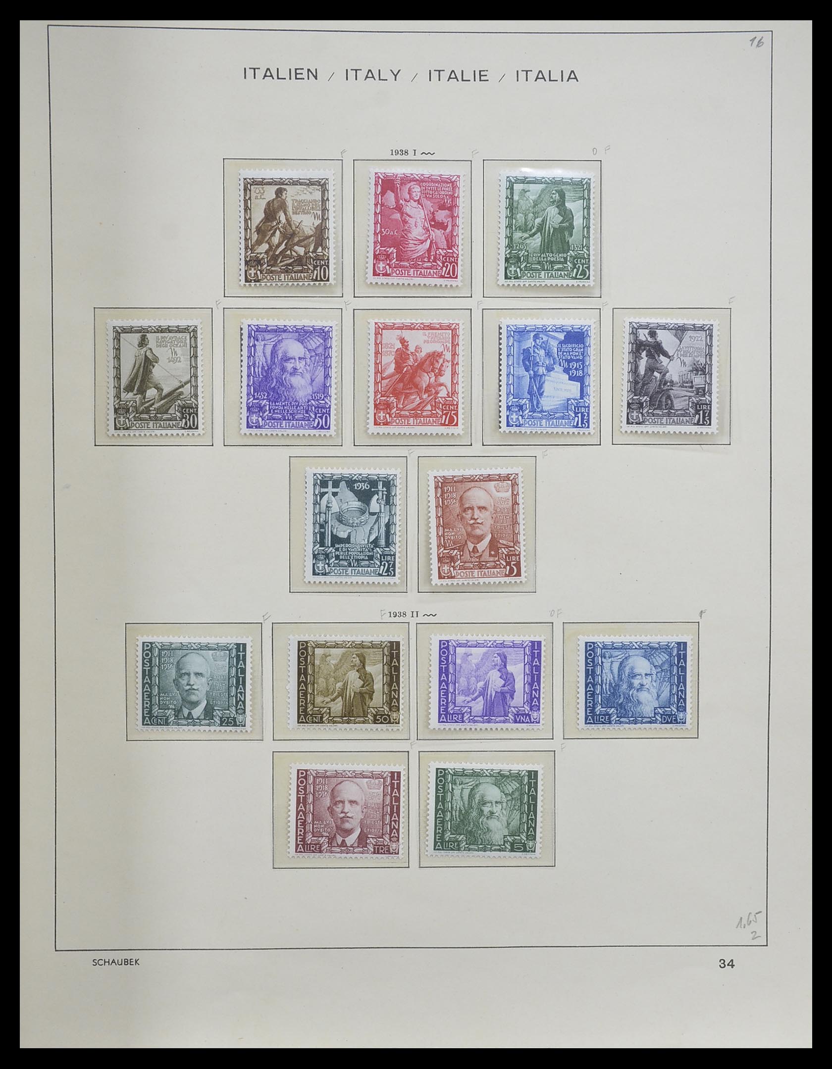 33340 037 - Postzegelverzameling 33340 Italië 1861-1996.