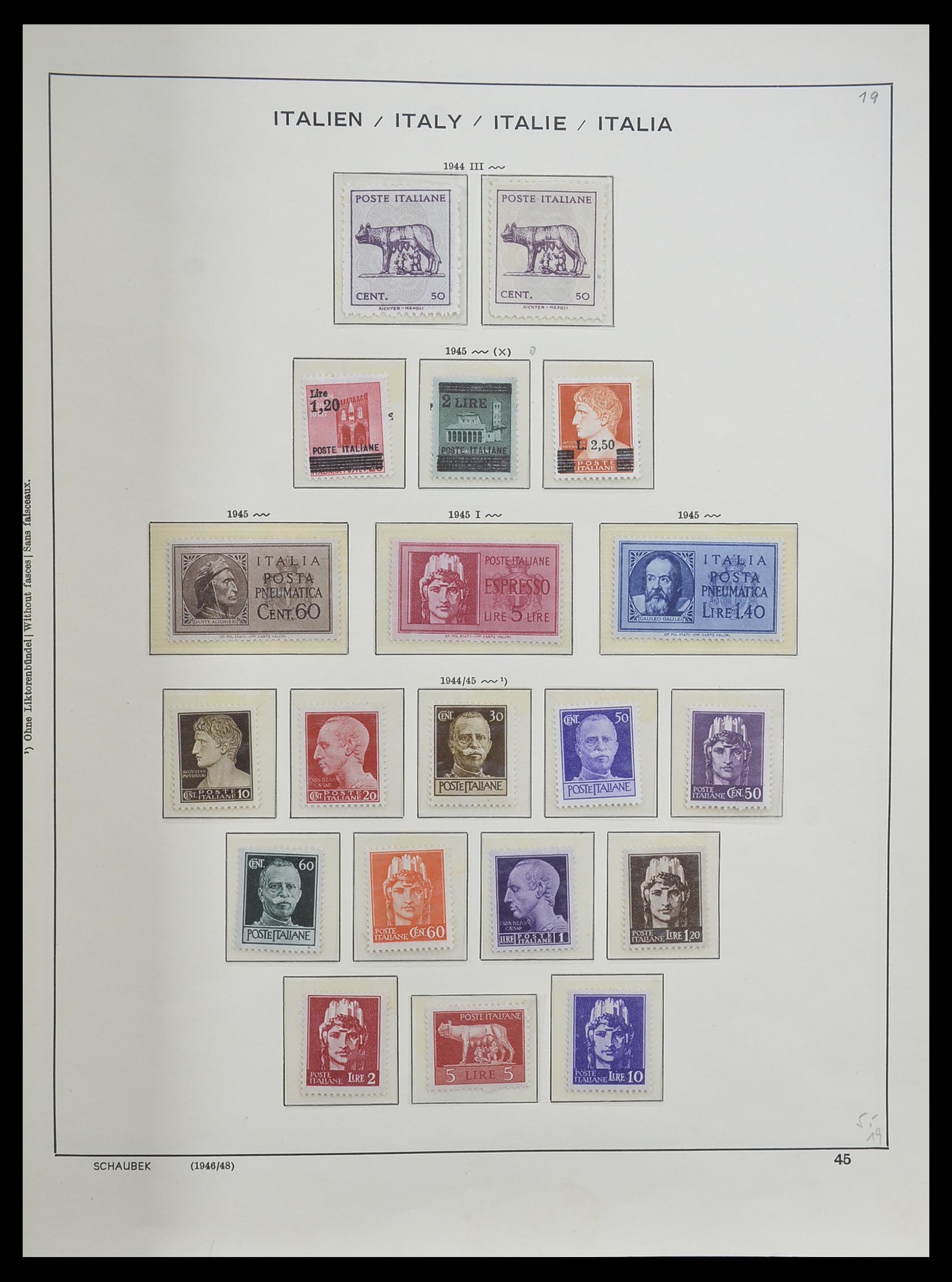 33340 044 - Postzegelverzameling 33340 Italië 1861-1996.