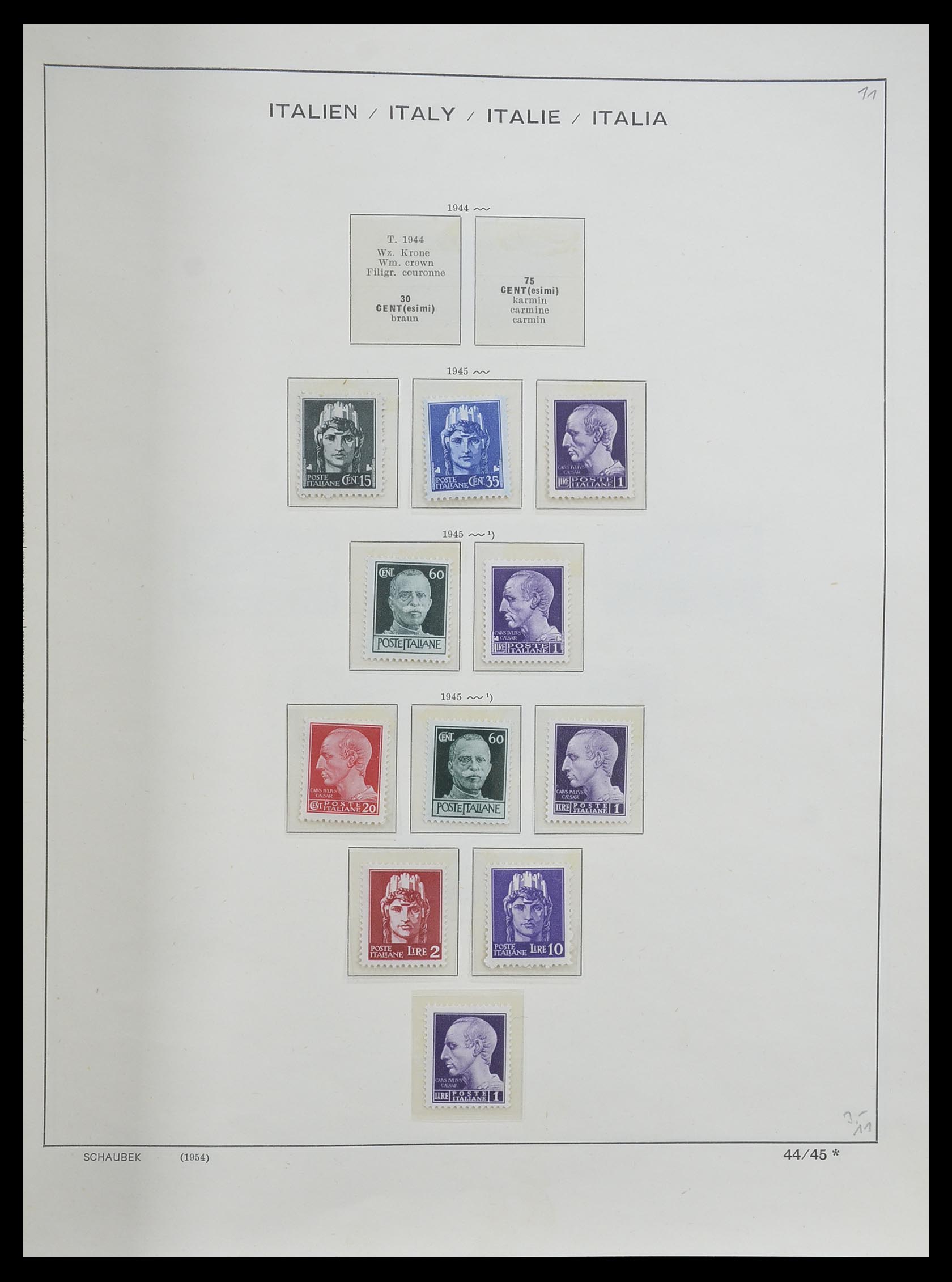 33340 045 - Postzegelverzameling 33340 Italië 1861-1996.