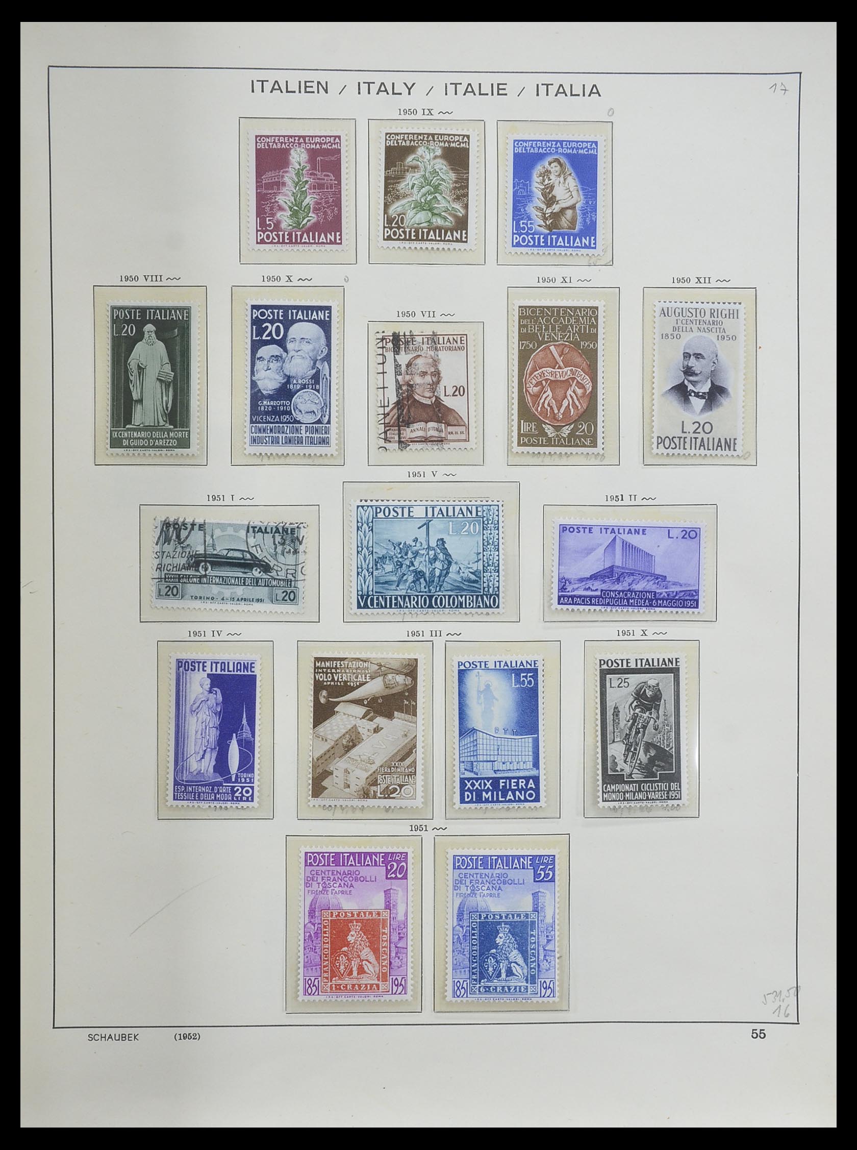 33340 054 - Postzegelverzameling 33340 Italië 1861-1996.