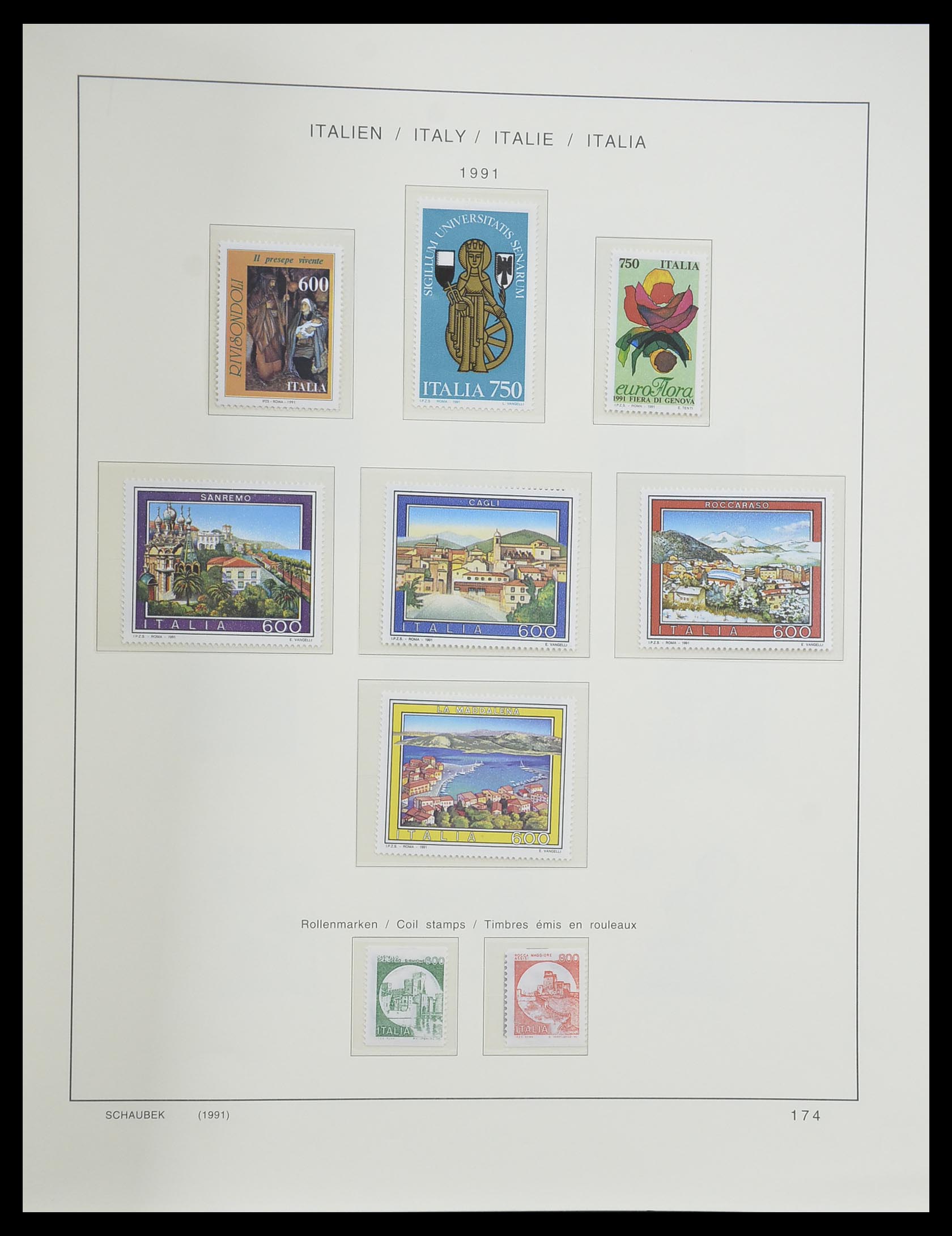 33340 186 - Postzegelverzameling 33340 Italië 1861-1996.