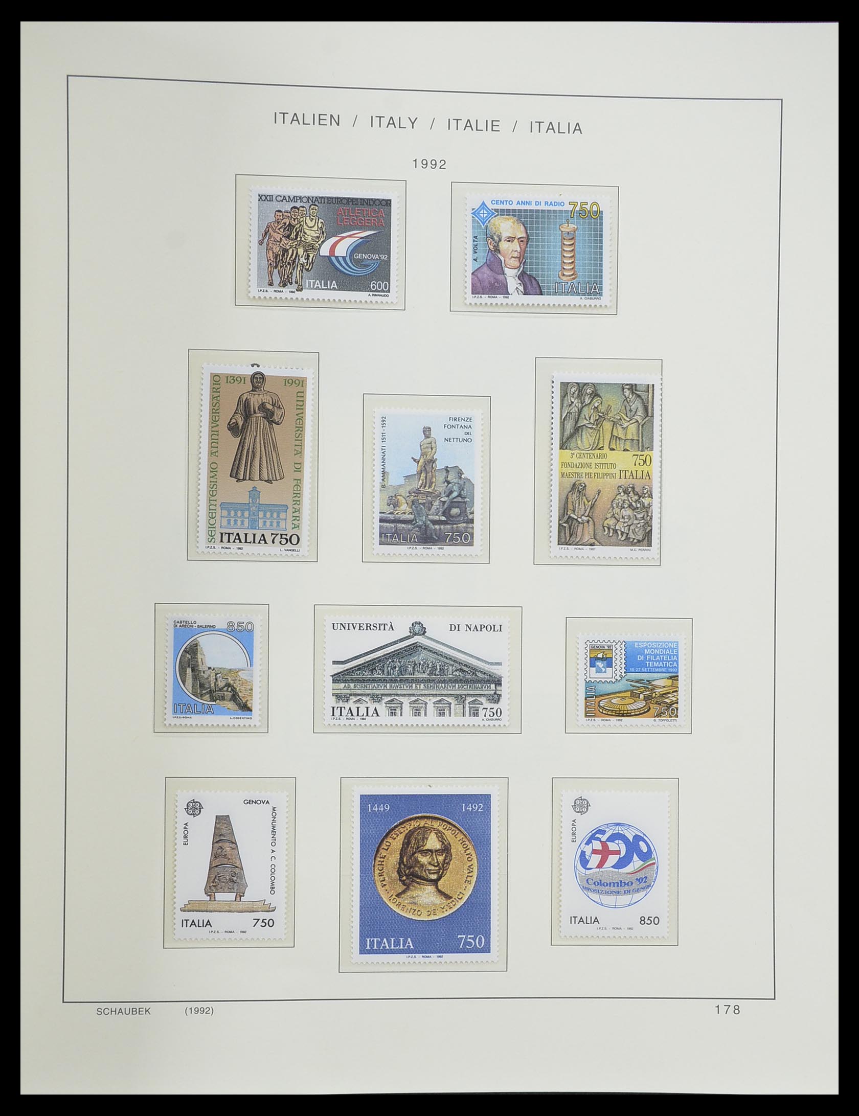 33340 190 - Postzegelverzameling 33340 Italië 1861-1996.