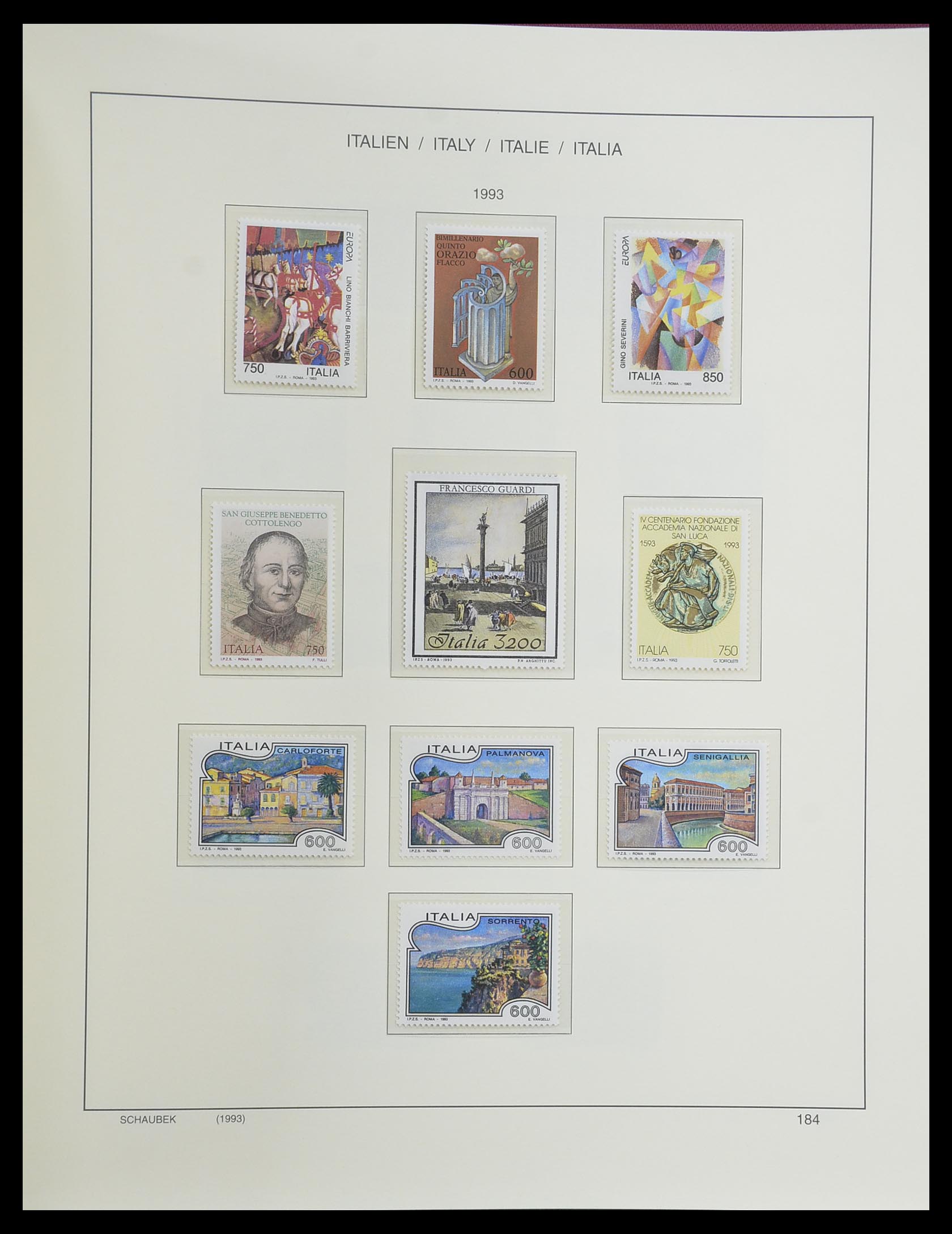 33340 199 - Postzegelverzameling 33340 Italië 1861-1996.