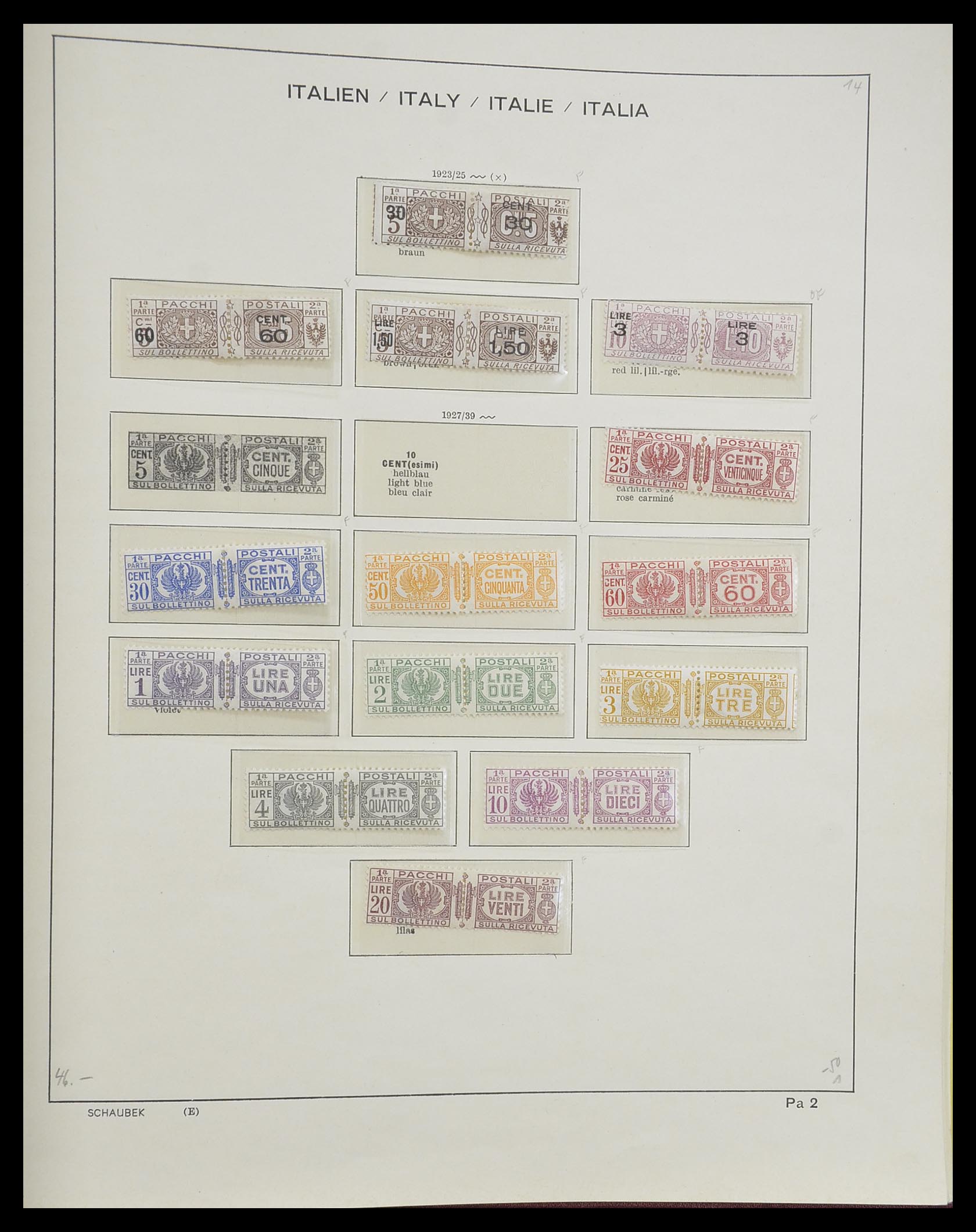 33340 232 - Postzegelverzameling 33340 Italië 1861-1996.