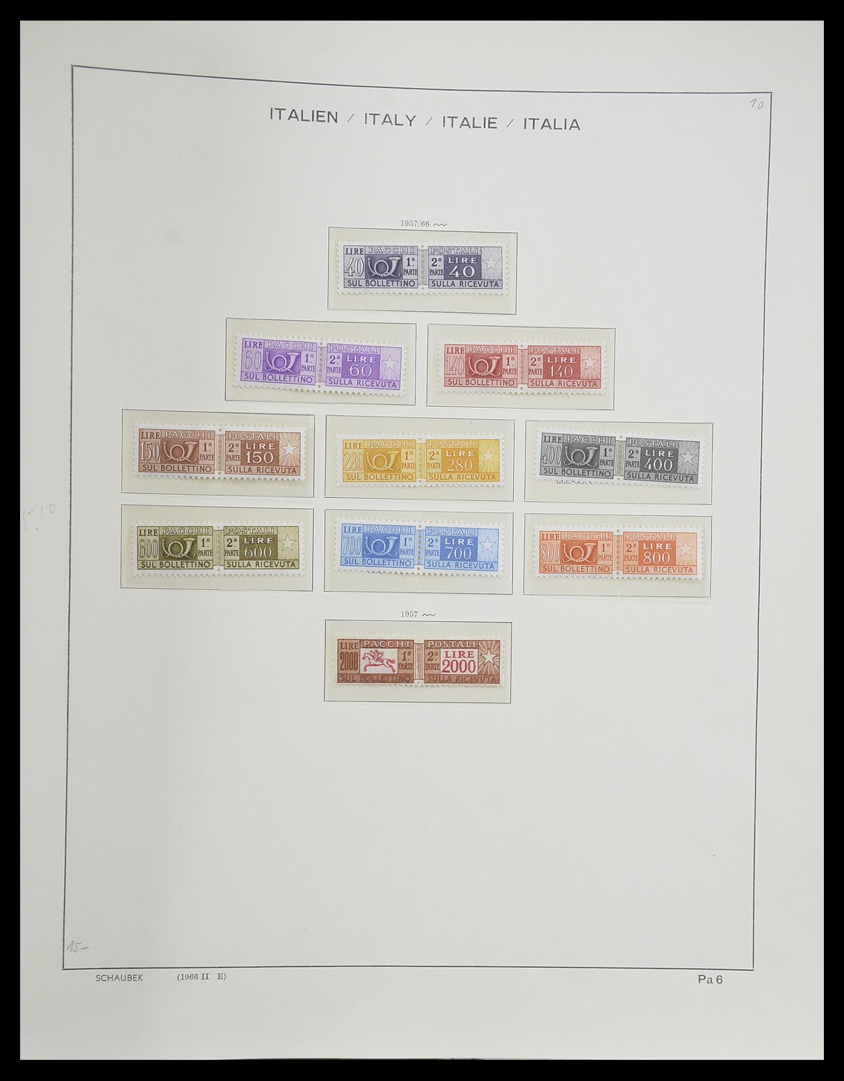 33340 236 - Postzegelverzameling 33340 Italië 1861-1996.