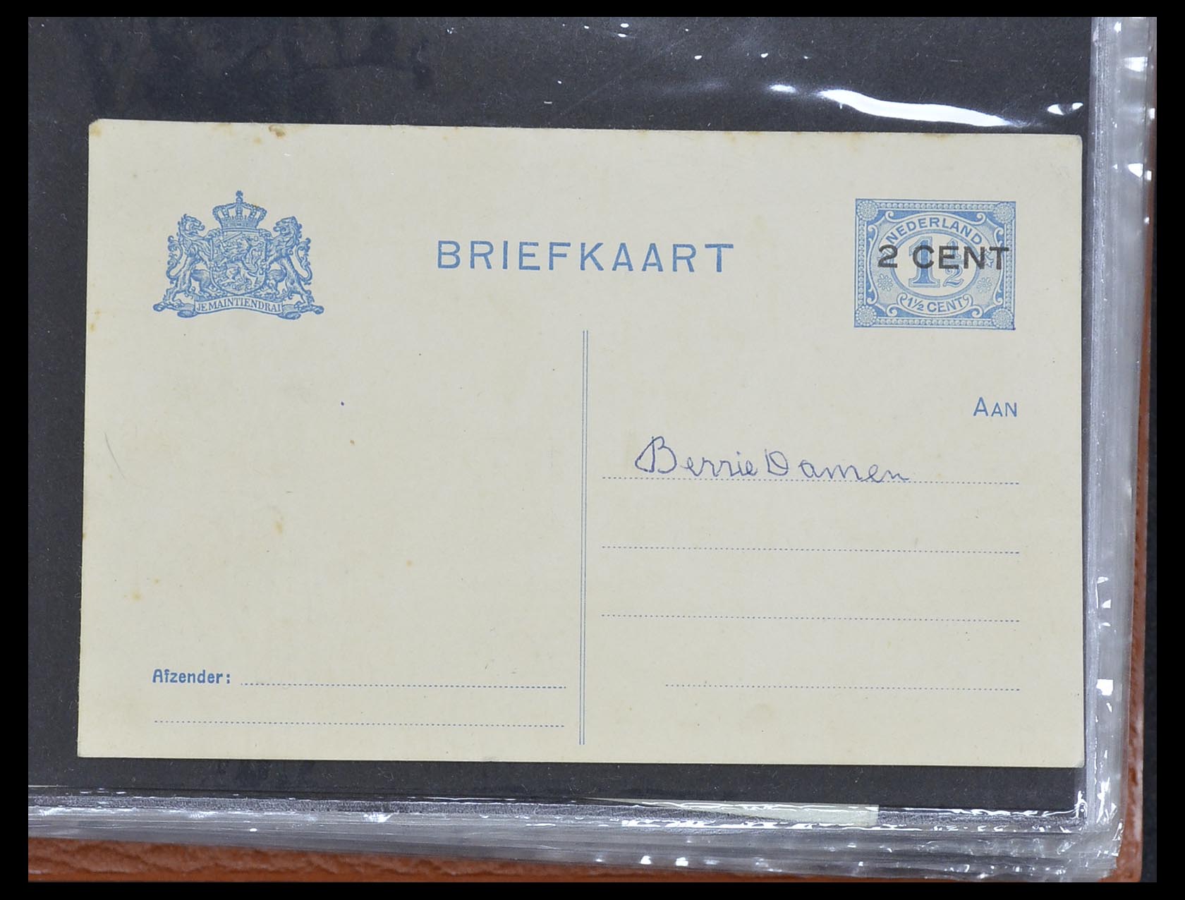 33344 009 - Stamp collection 33344 Netherlands covers and cards 1850-1950.