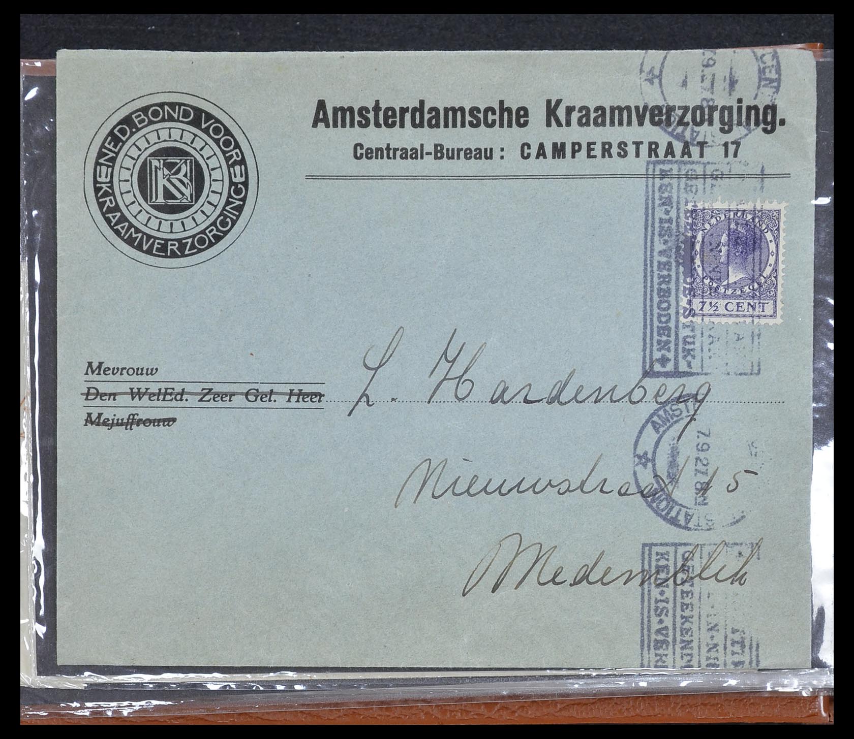 33344 040 - Stamp collection 33344 Netherlands covers and cards 1850-1950.