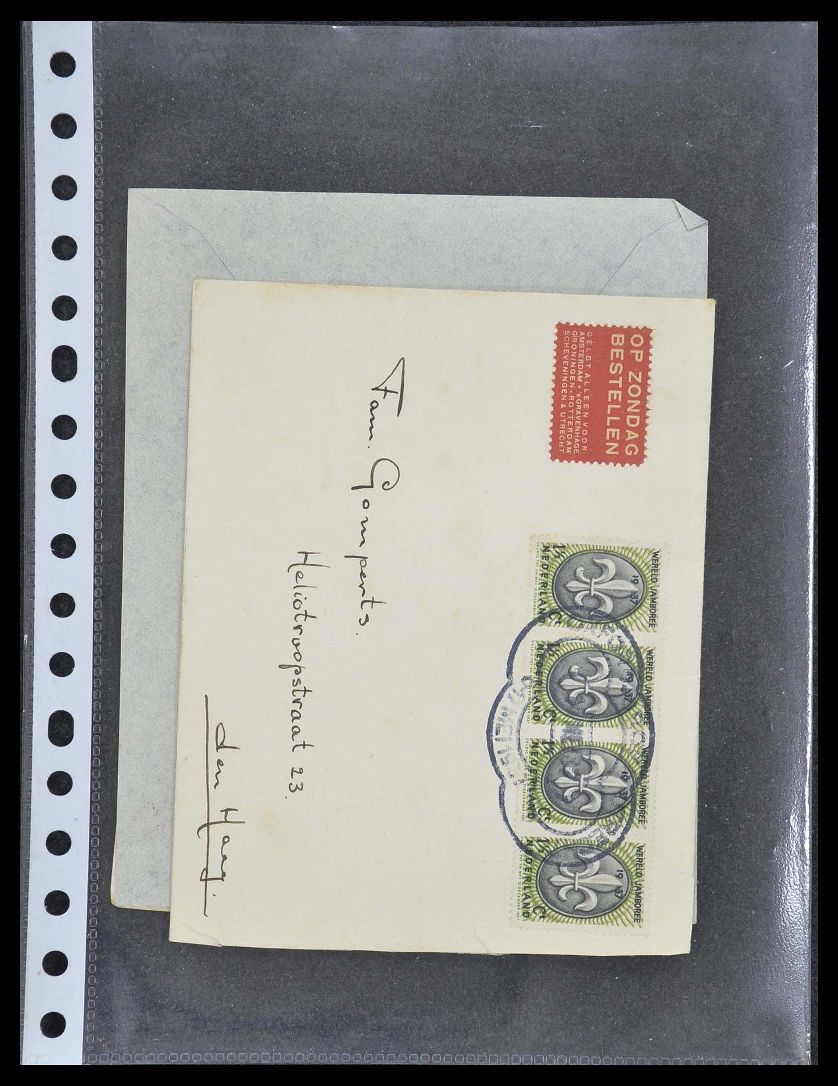 33344 122 - Stamp collection 33344 Netherlands covers and cards 1850-1950.
