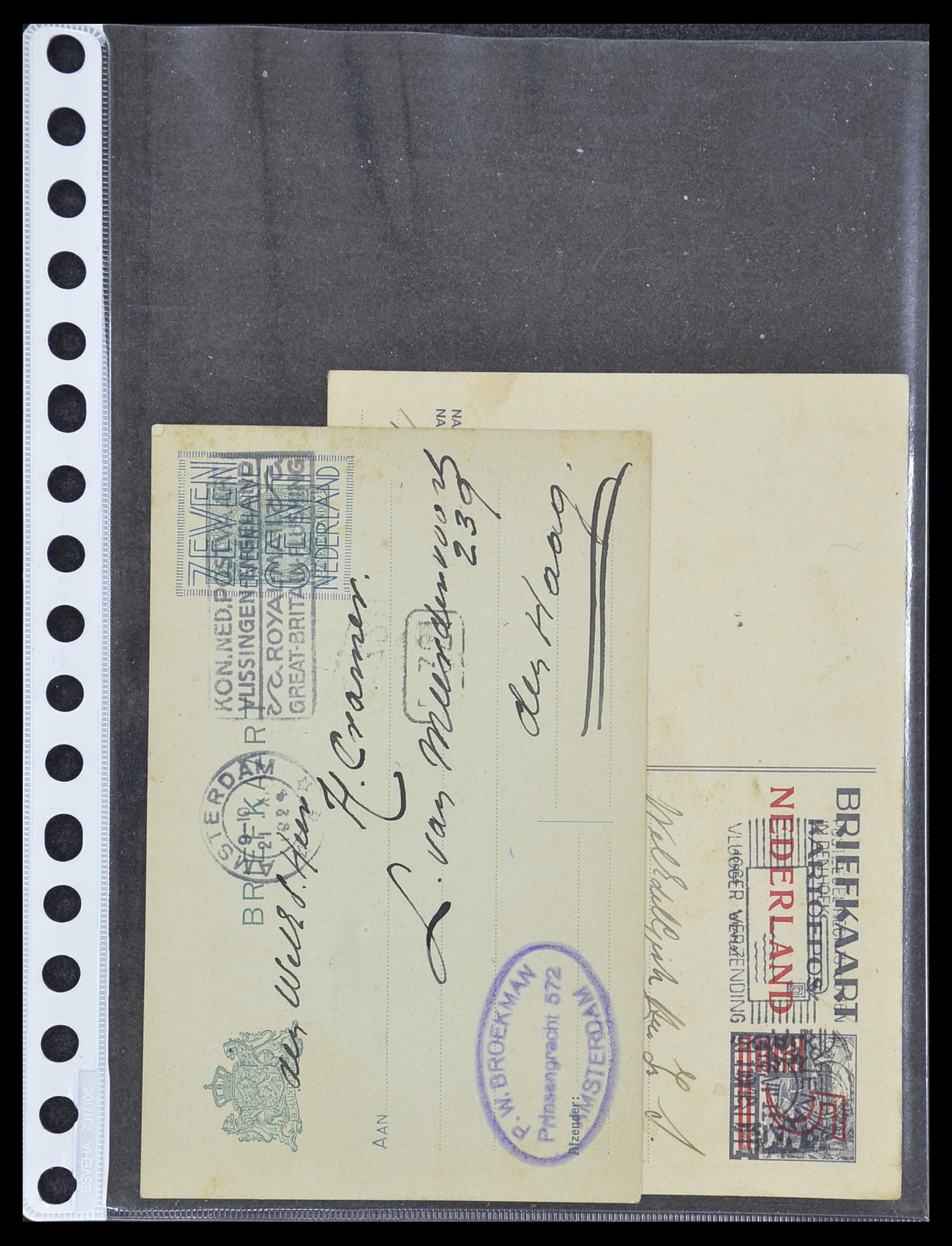 33344 132 - Stamp collection 33344 Netherlands covers and cards 1850-1950.