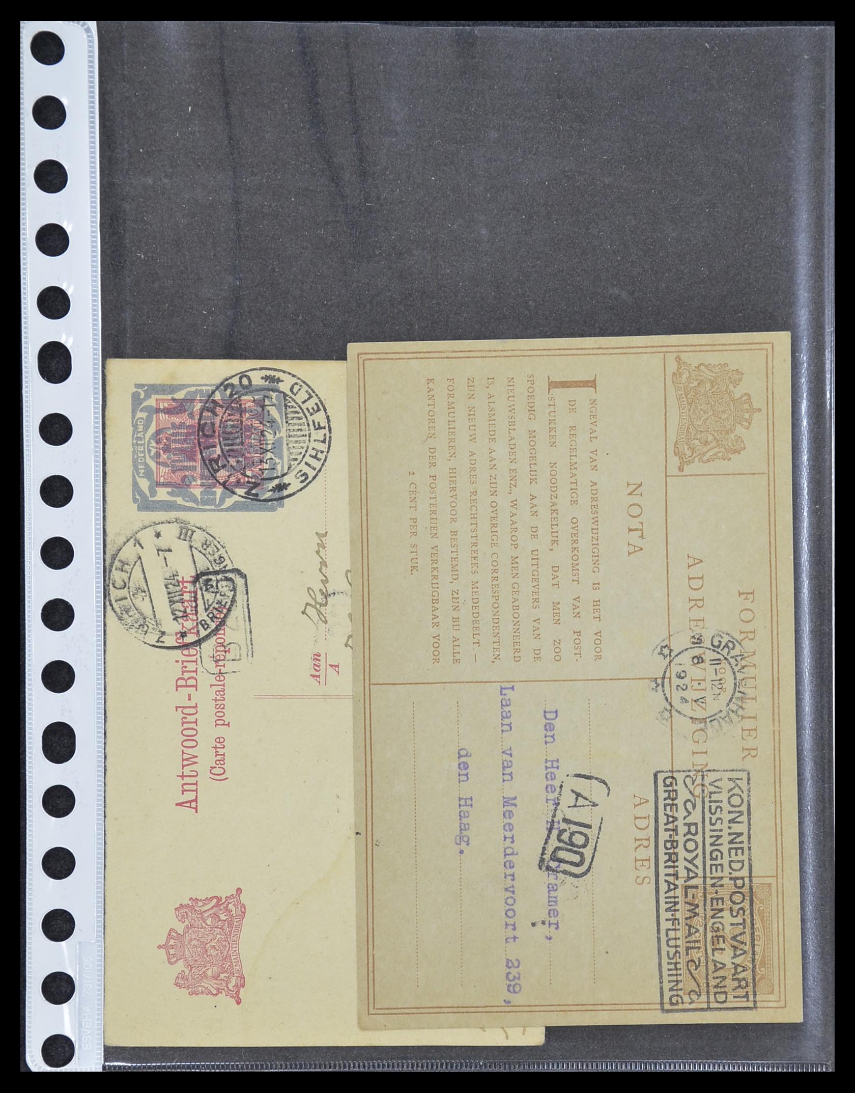 33344 134 - Stamp collection 33344 Netherlands covers and cards 1850-1950.