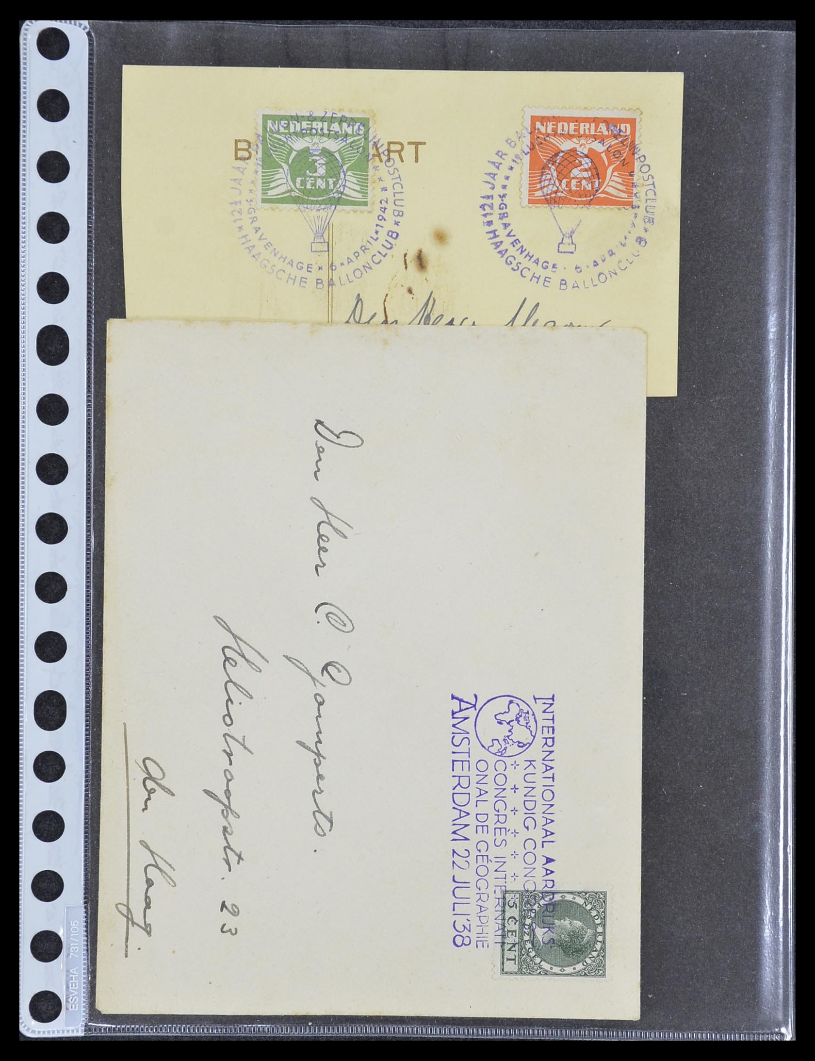 33344 136 - Stamp collection 33344 Netherlands covers and cards 1850-1950.