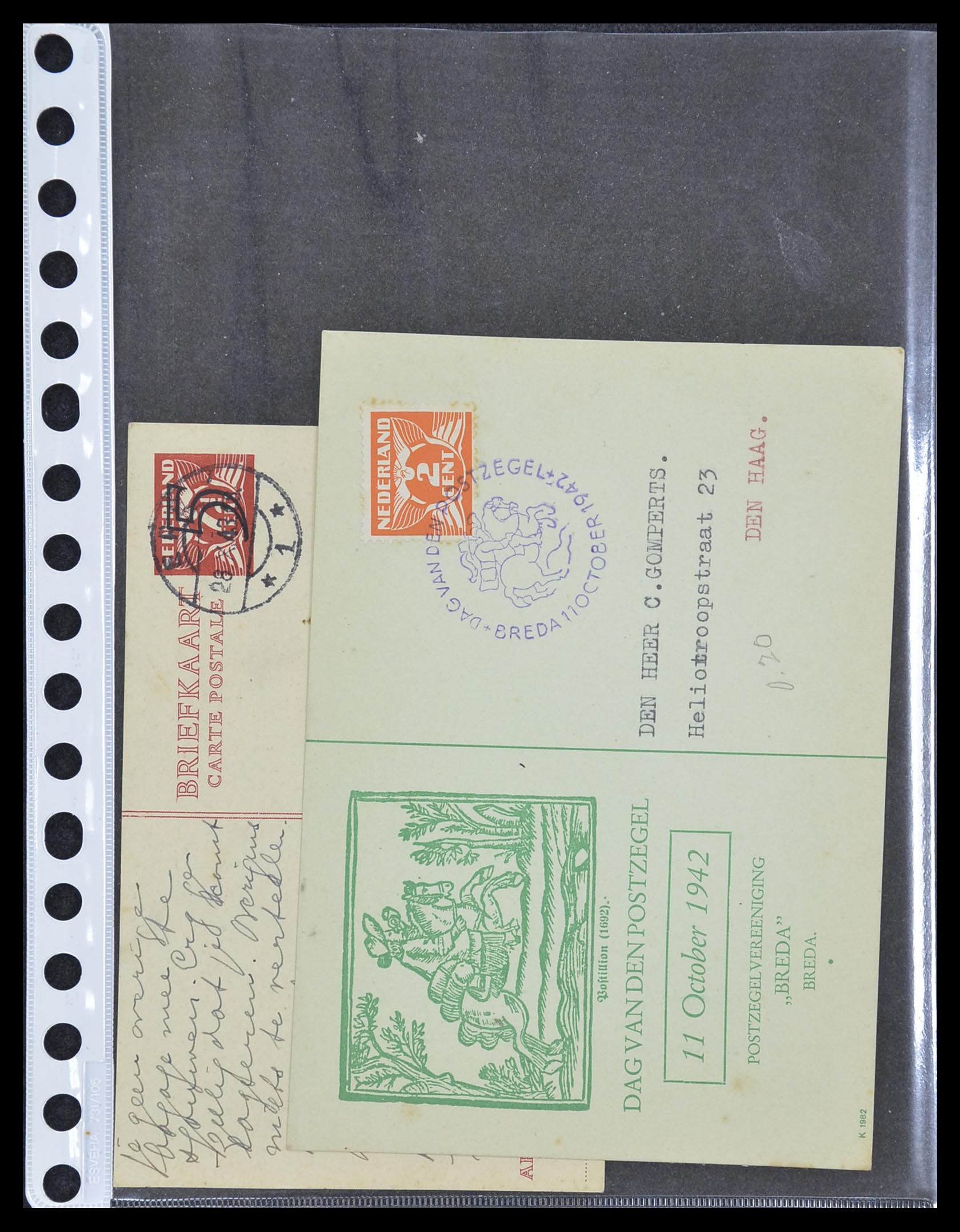 33344 138 - Stamp collection 33344 Netherlands covers and cards 1850-1950.