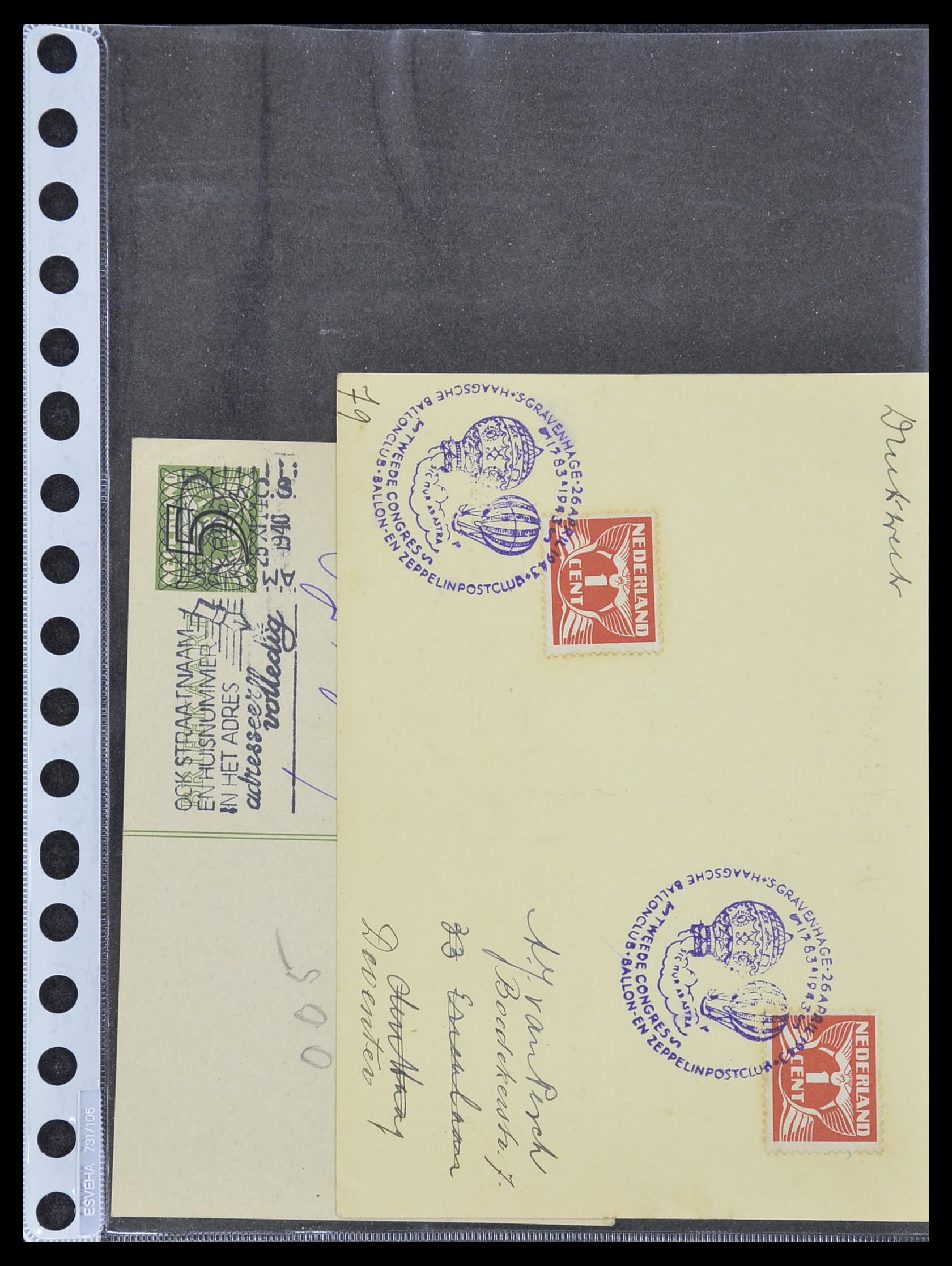 33344 144 - Stamp collection 33344 Netherlands covers and cards 1850-1950.