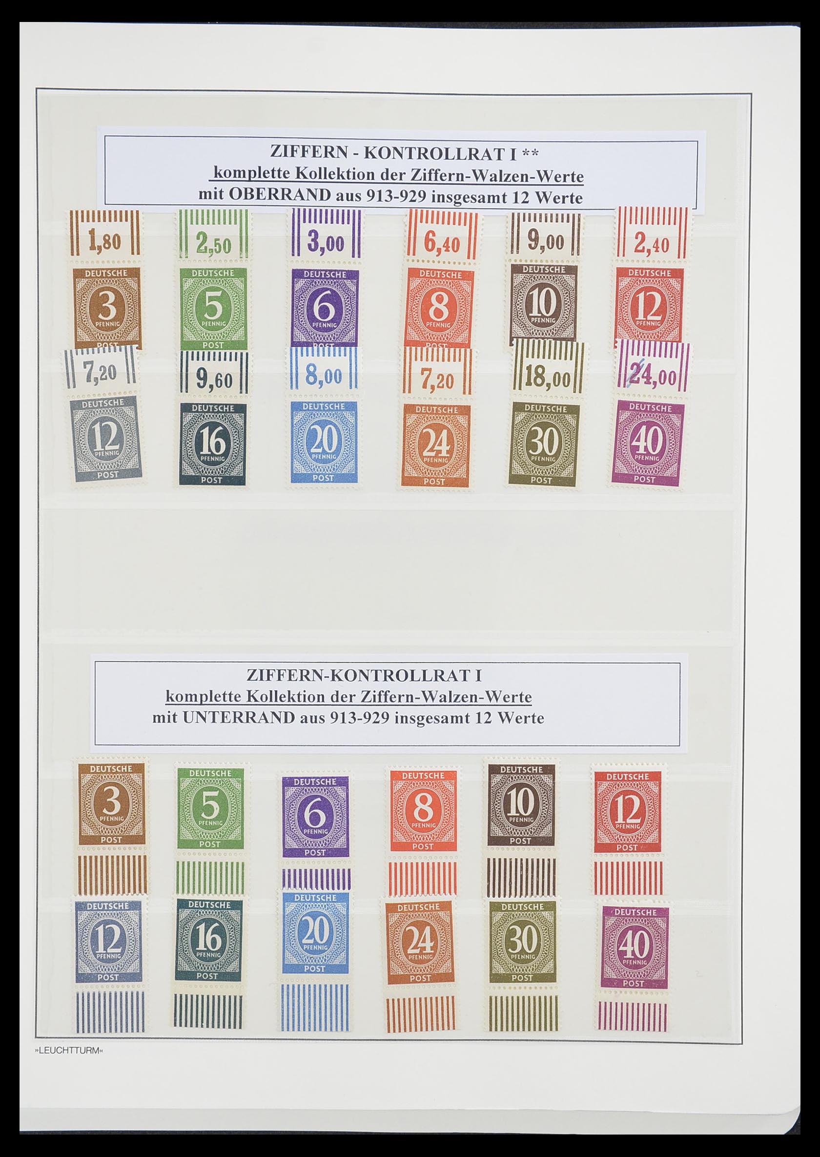33349 006 - Postzegelverzameling 33349 Geallieerde Zone 1945-1949.