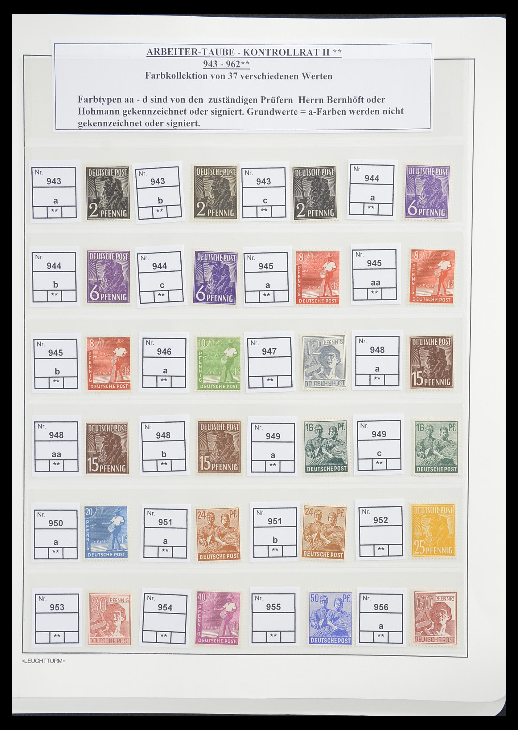 33349 009 - Postzegelverzameling 33349 Geallieerde Zone 1945-1949.