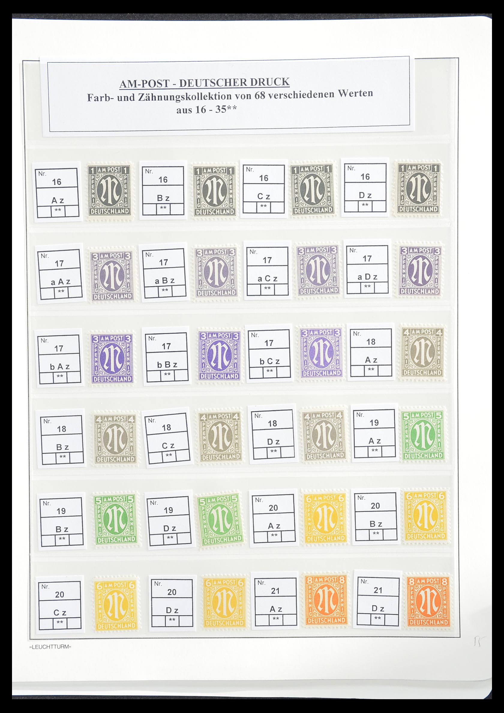 33349 018 - Stamp collection 33349 Allied Zone 1945-1949.