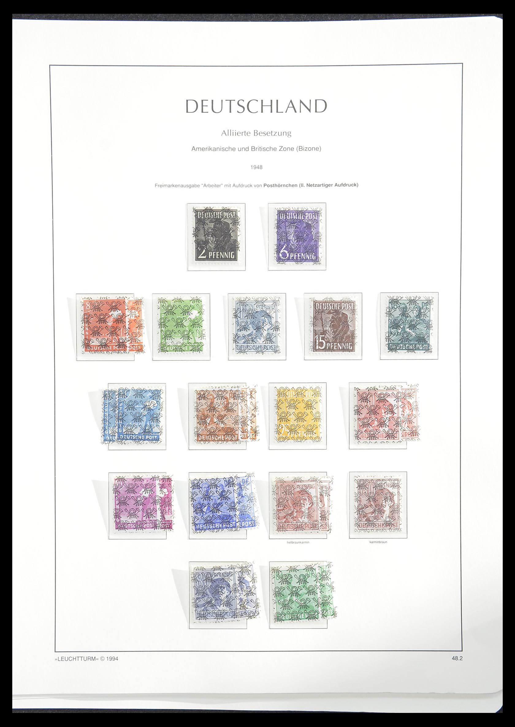 33349 022 - Postzegelverzameling 33349 Geallieerde Zone 1945-1949.