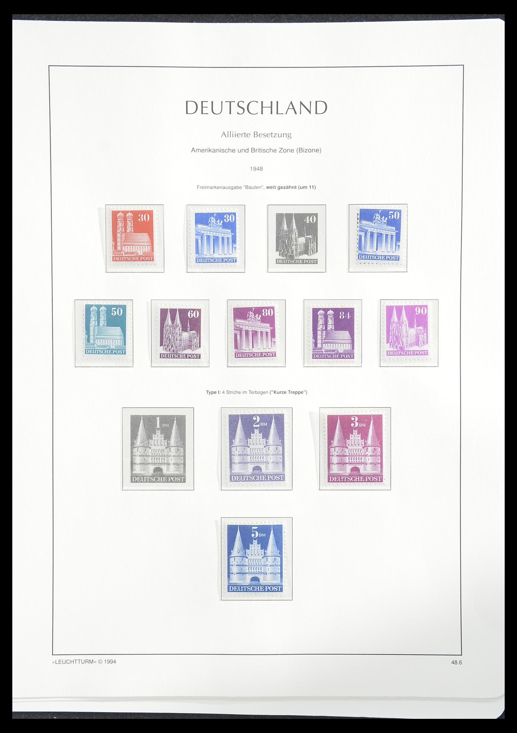 33349 024 - Postzegelverzameling 33349 Geallieerde Zone 1945-1949.