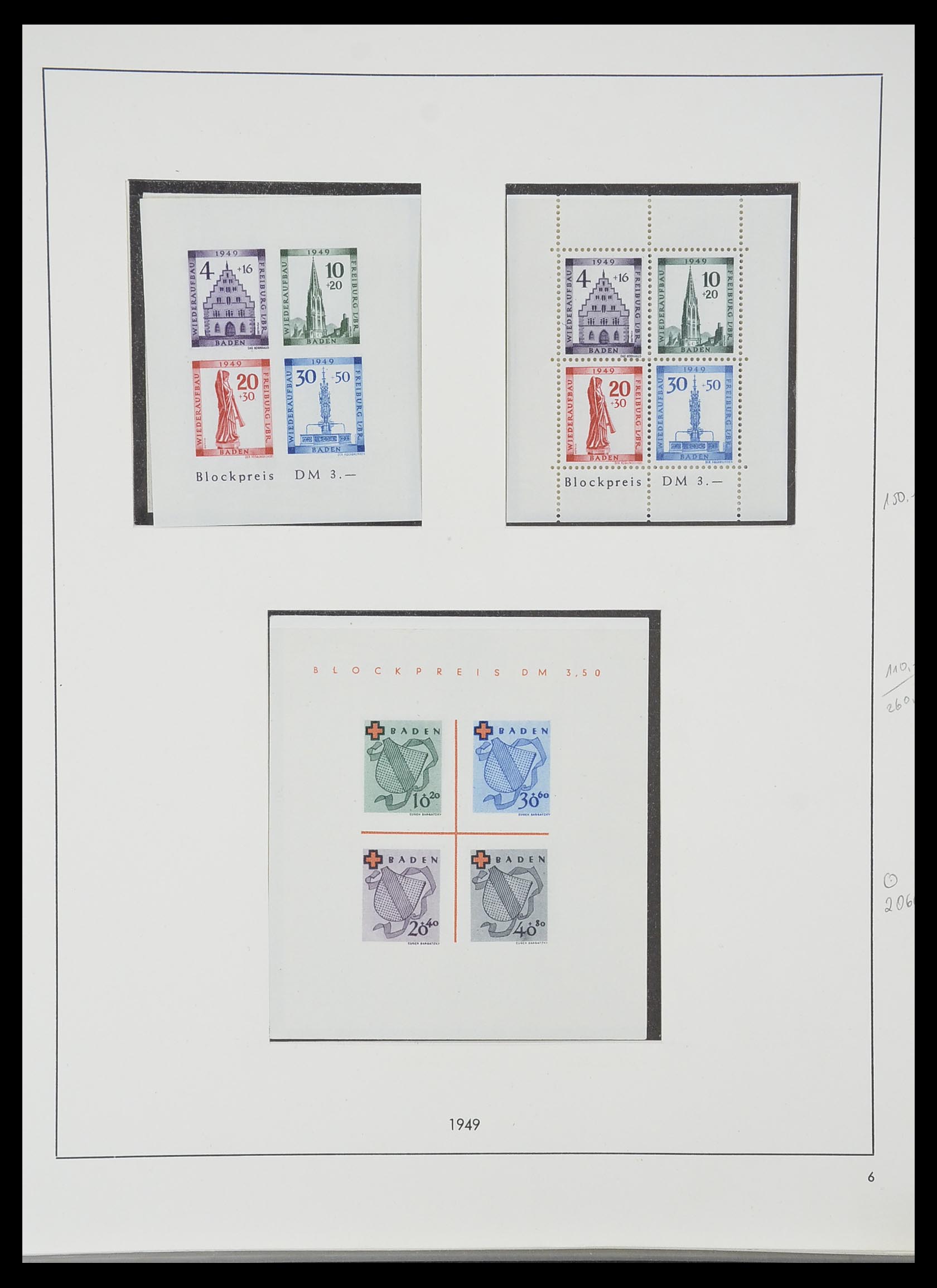 33351 035 - Postzegelverzameling 33351 Geallieerde Zone 1945-1949.