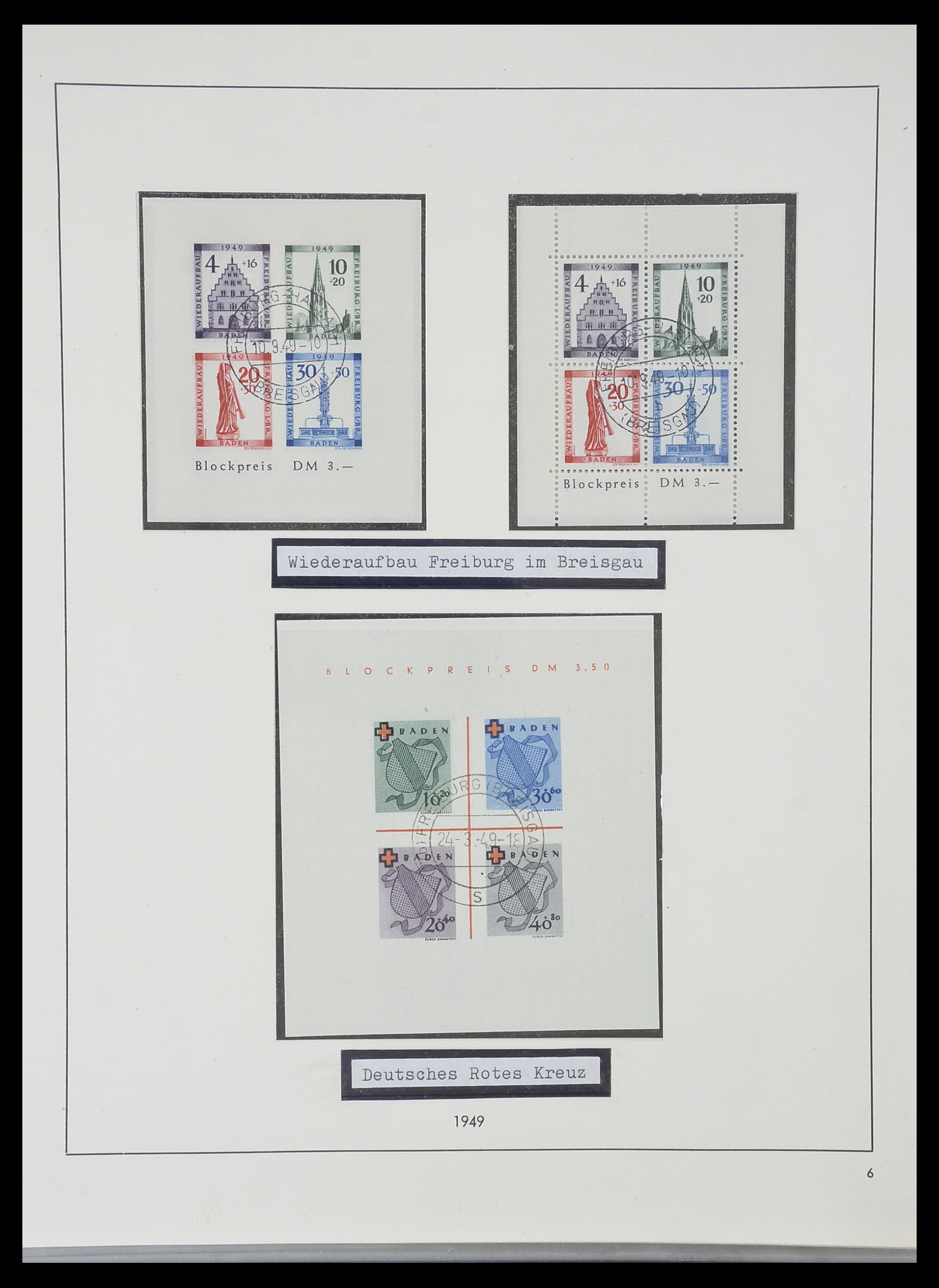 33351 052 - Stamp collection 33351 Allied Zone 1945-1949.