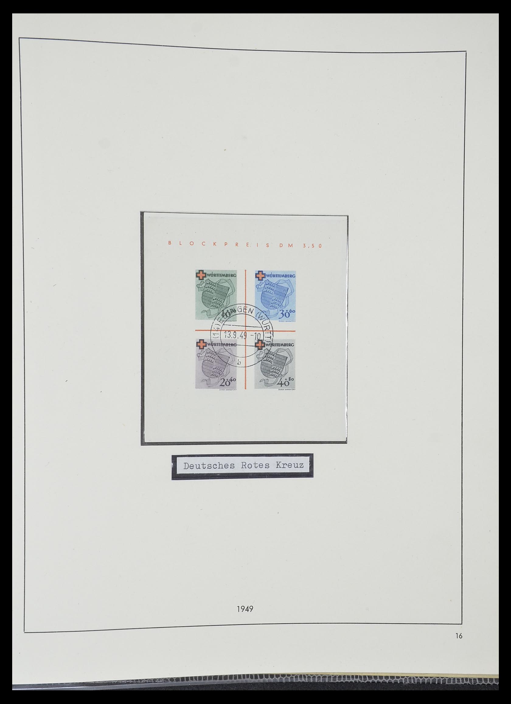 33351 062 - Postzegelverzameling 33351 Geallieerde Zone 1945-1949.