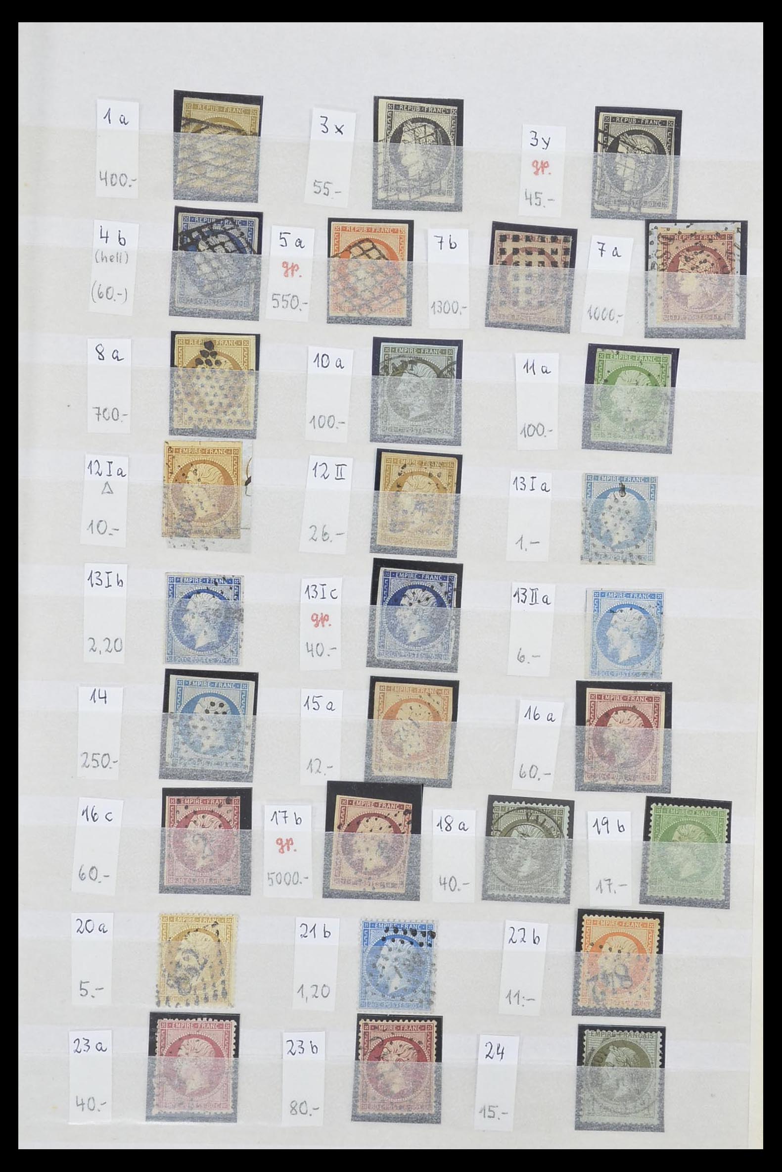 33355 001 - Postzegelverzameling 33355 Frankrijk 1849-1972.